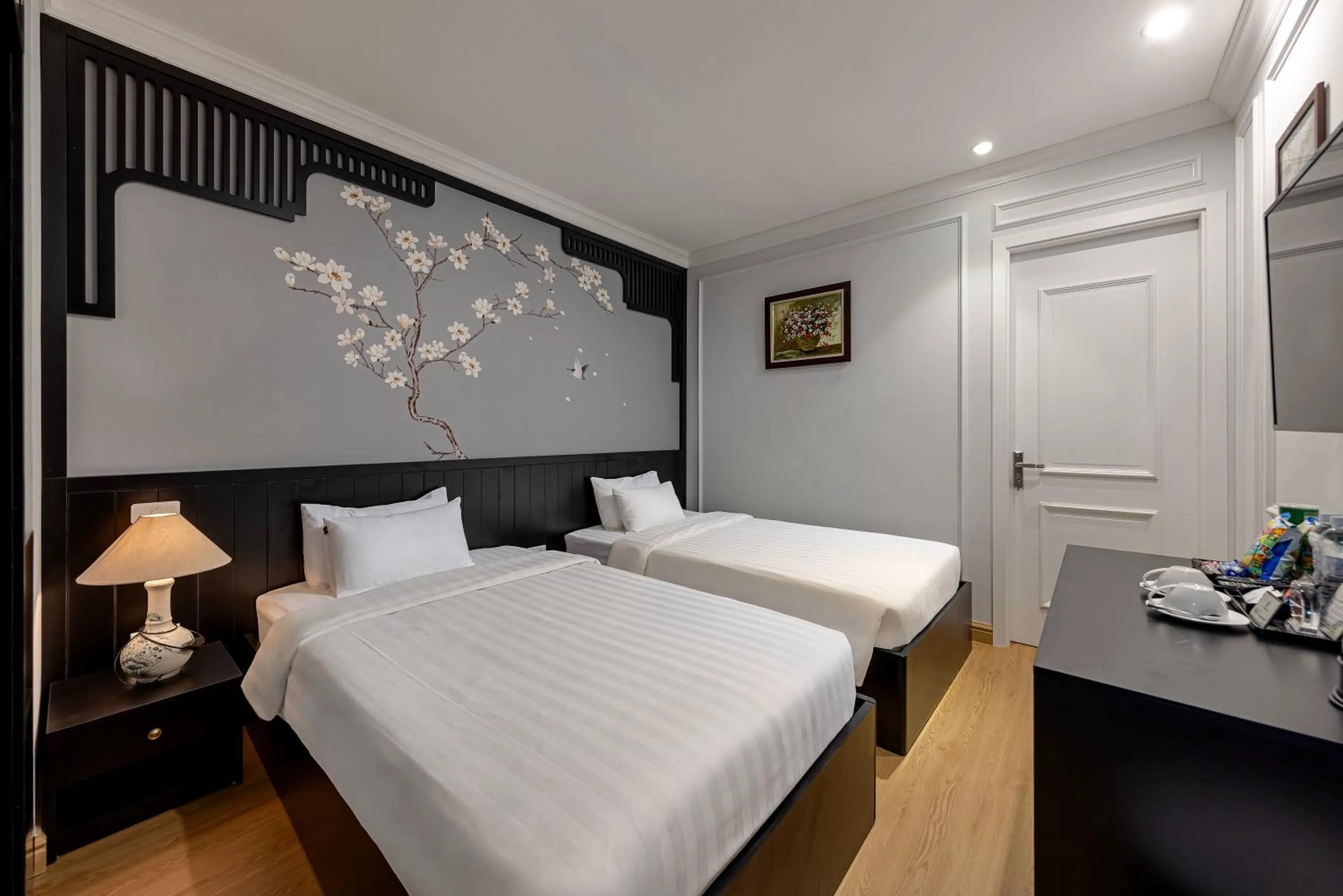 Bedroom, Bed in San Premium Hotel