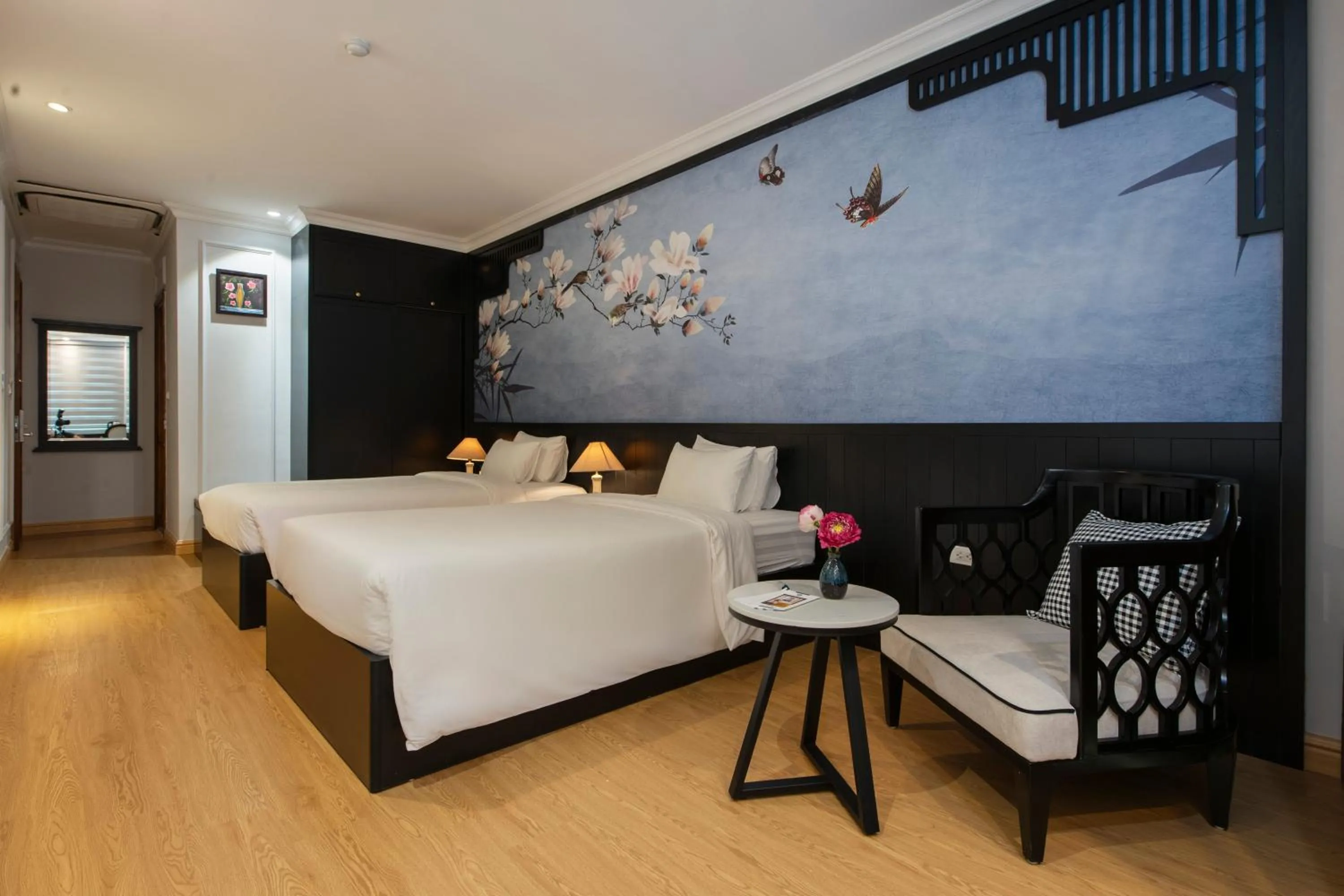 Bed in San Premium Hotel