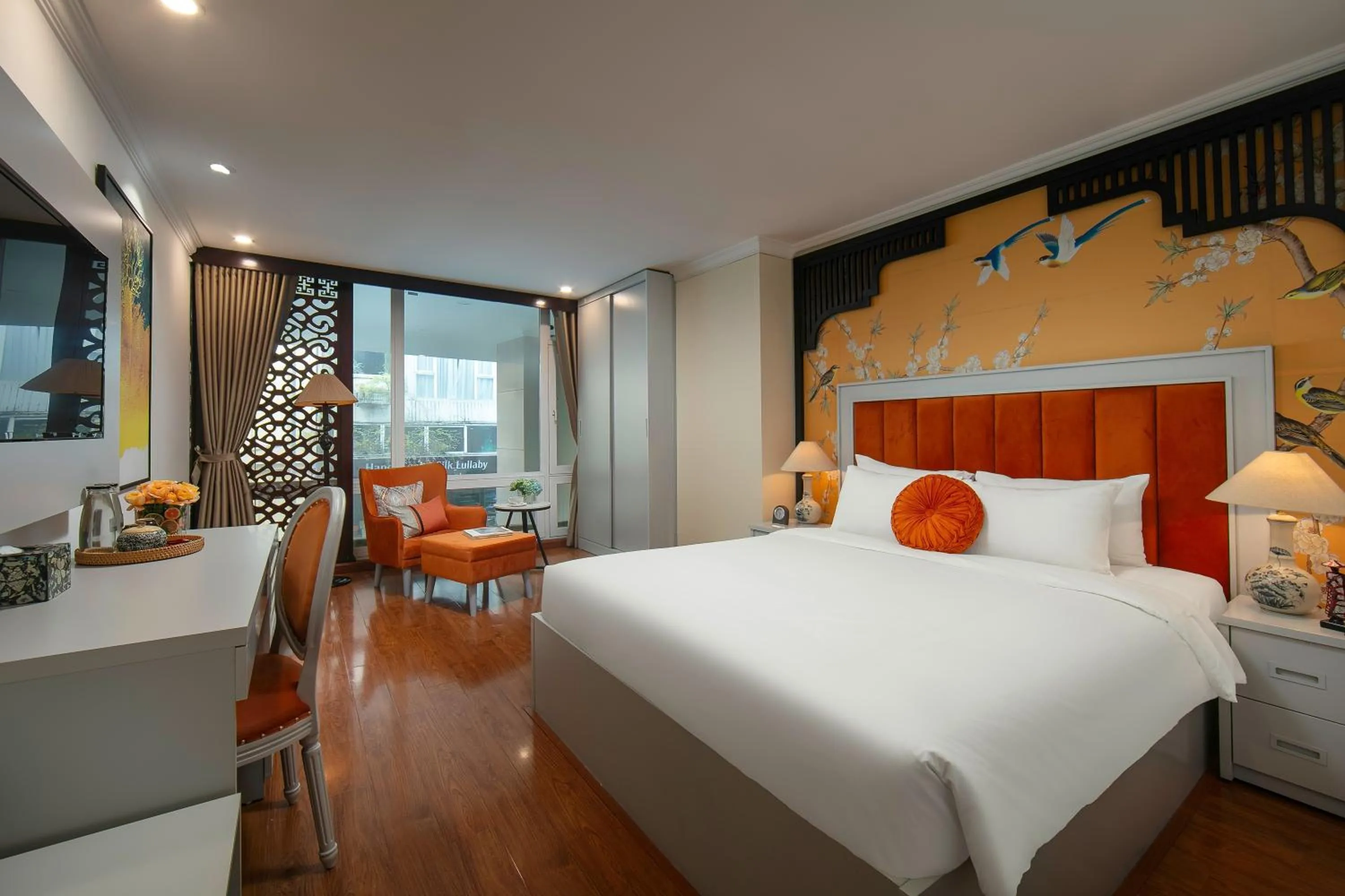 Bedroom, Bed in San Premium Hotel