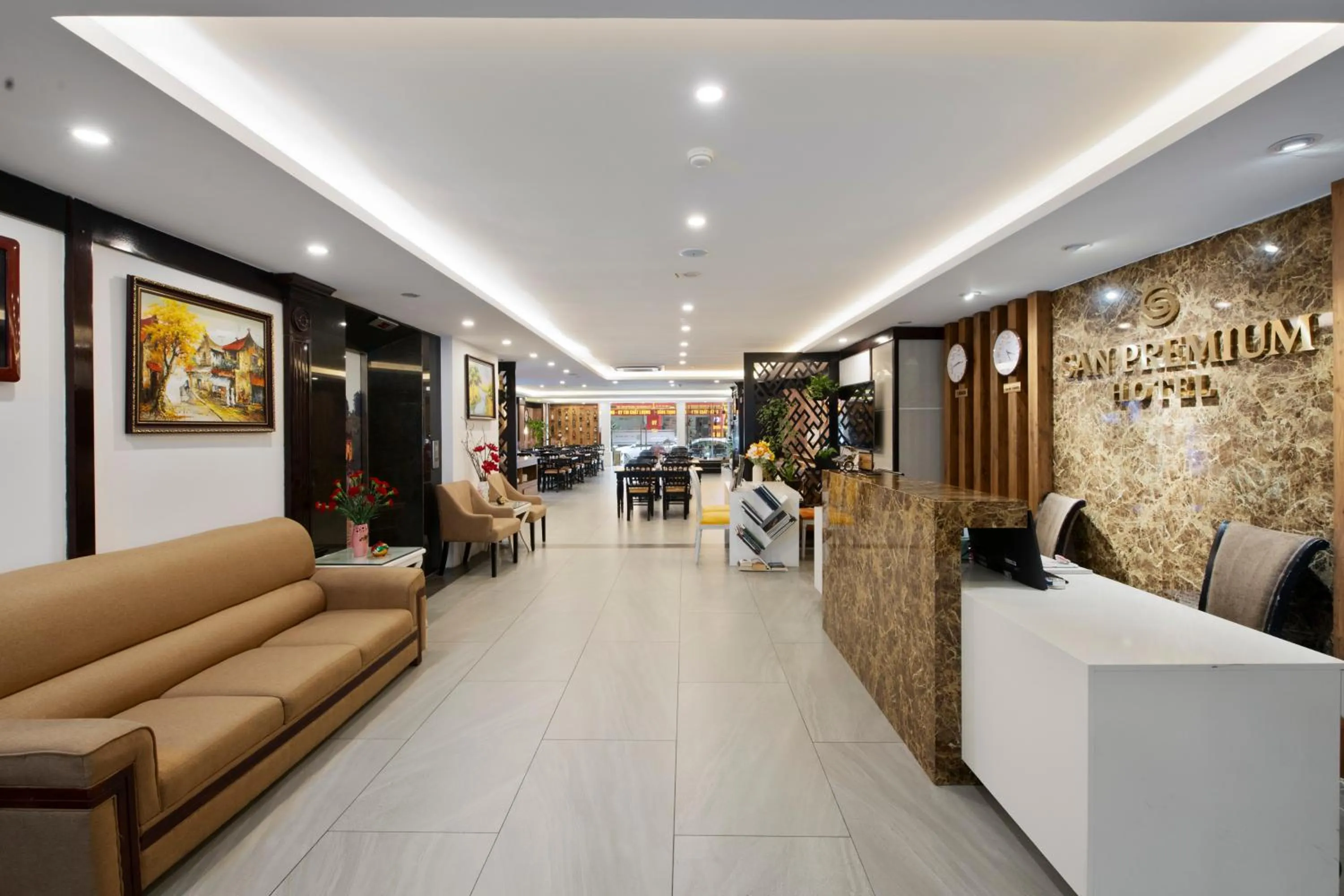 Bedroom in San Premium Hotel