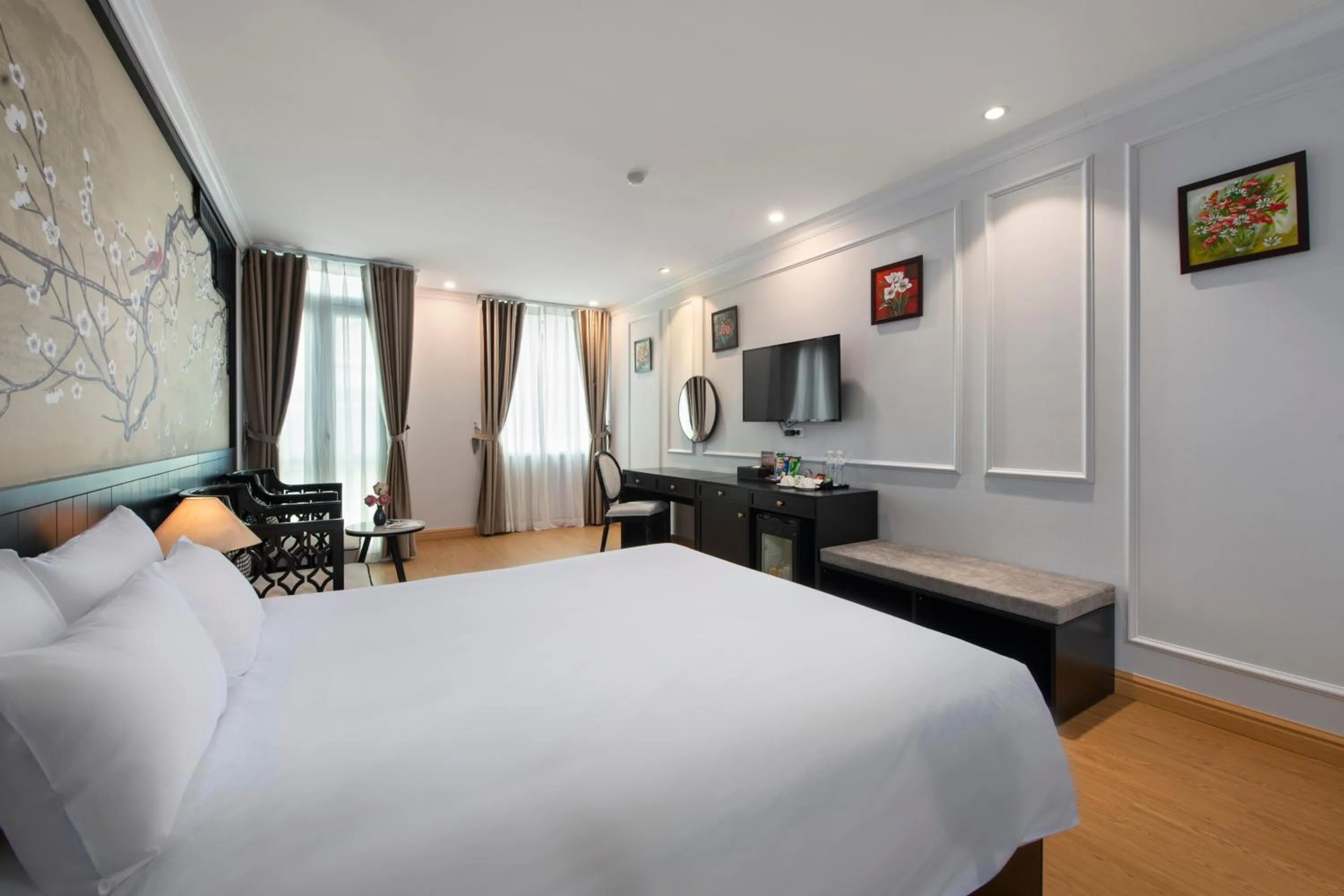 Bedroom, Bed in San Premium Hotel