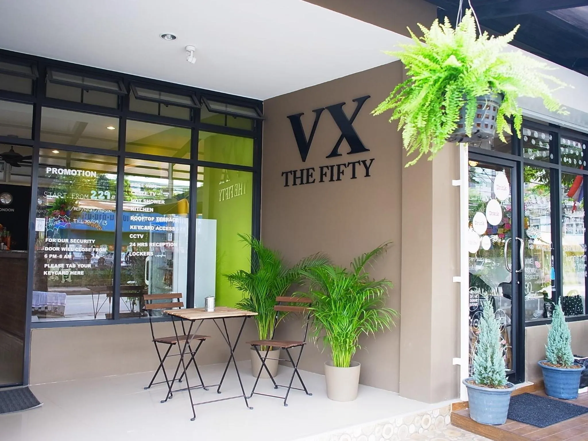 Facade/entrance in VX The Fifty