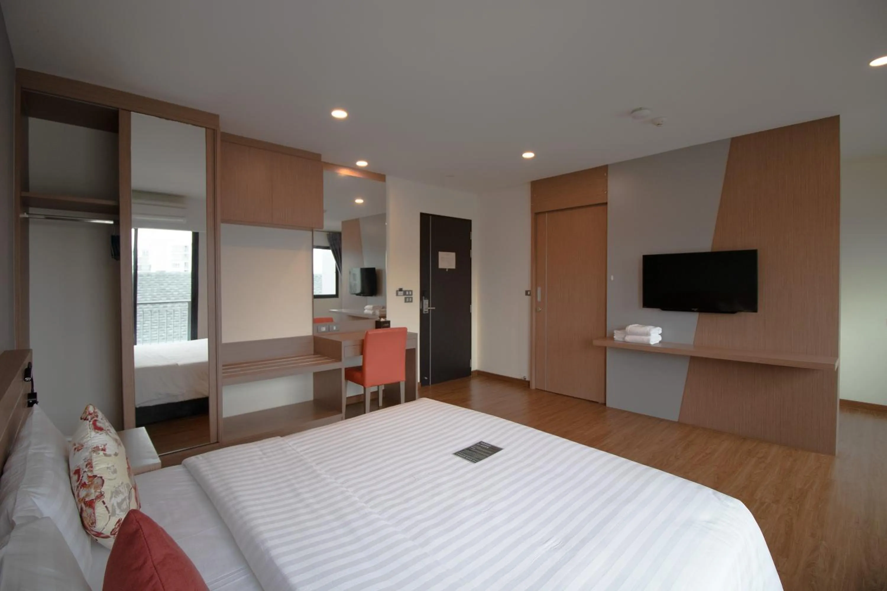 Bed in Phavina Hotel & Grand Boutique Rayong