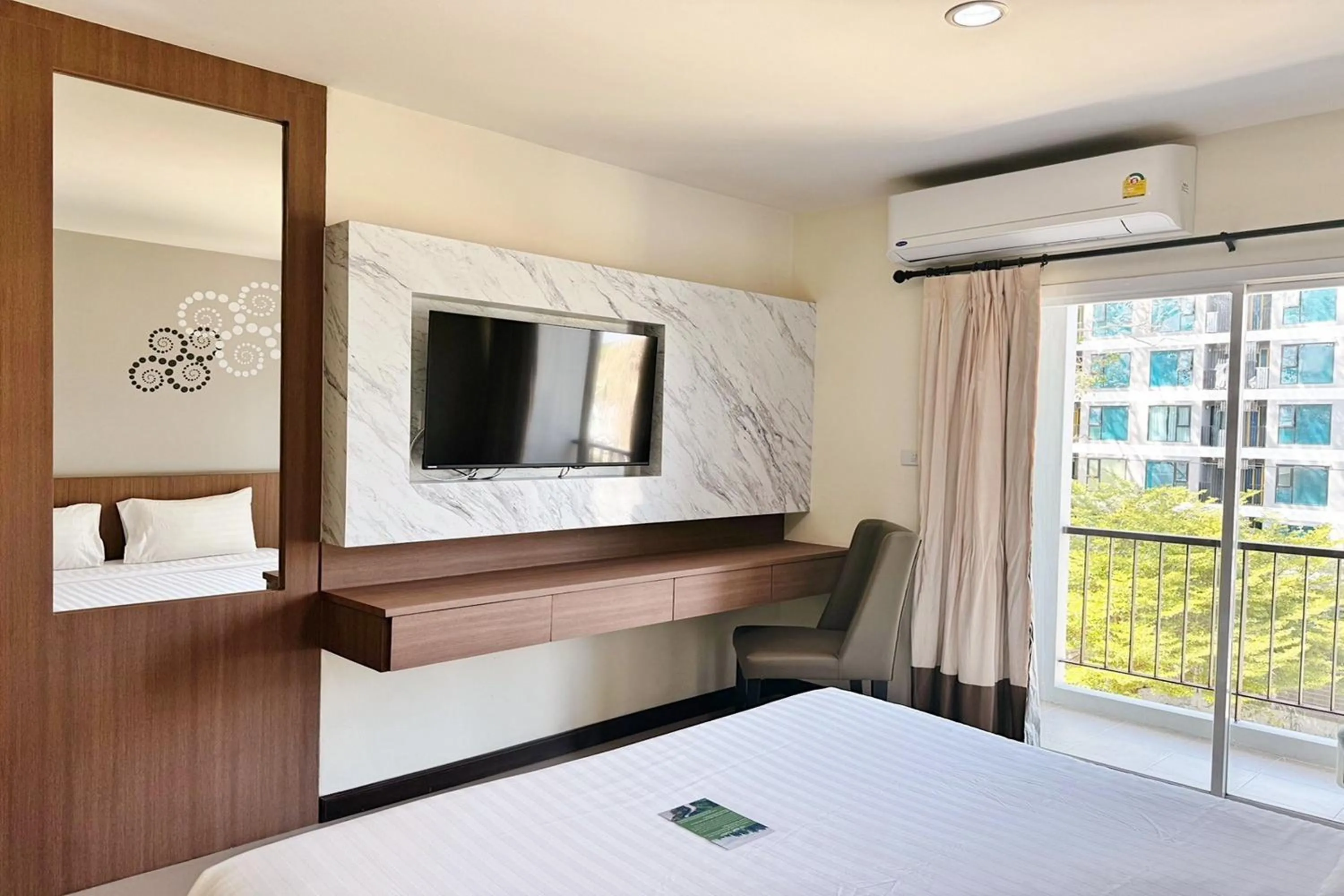 Bed in Phavina Hotel Rayong SHA Extra Plus