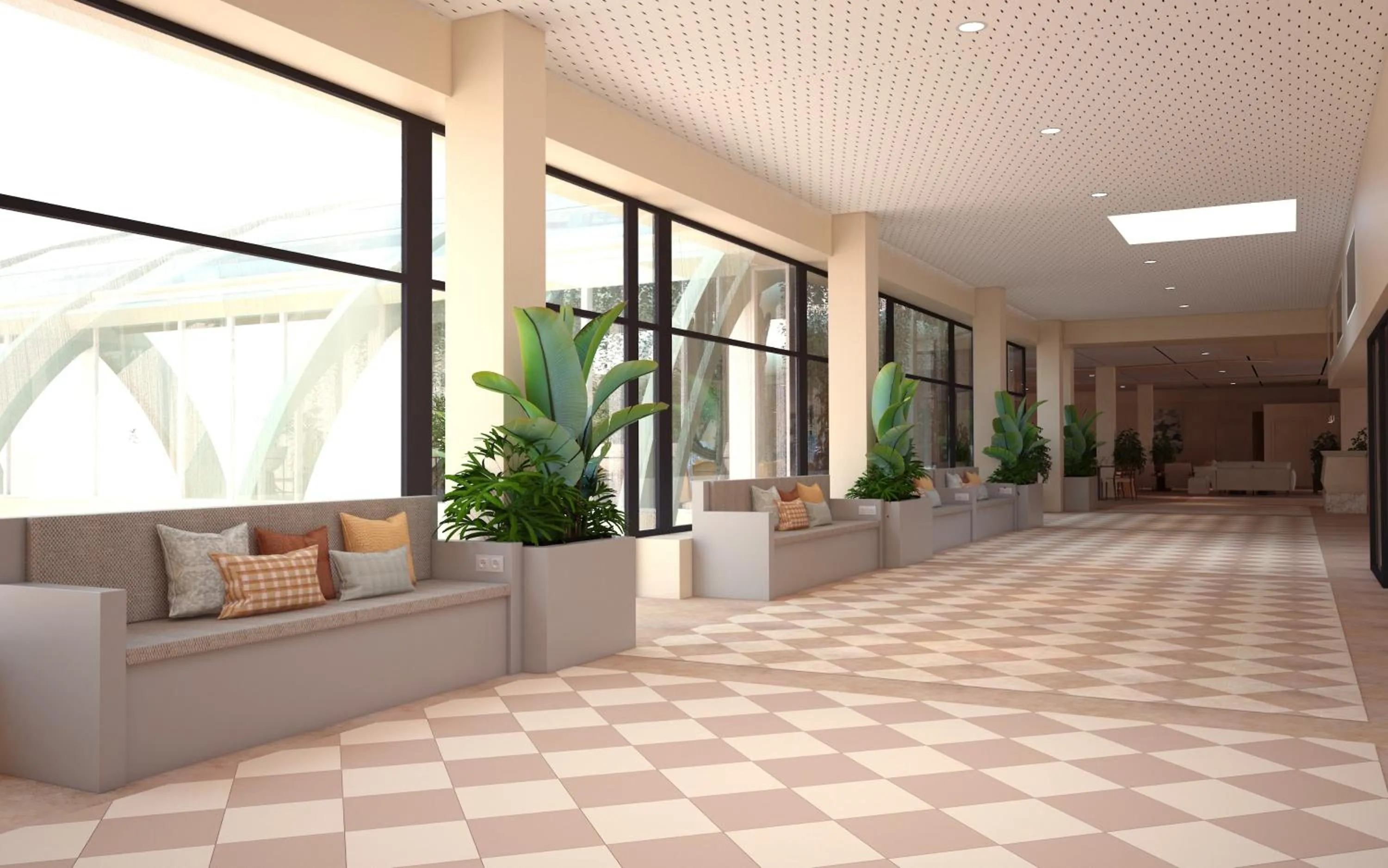 Lobby or reception in IFA Schöneck Hotel & Ferienpark