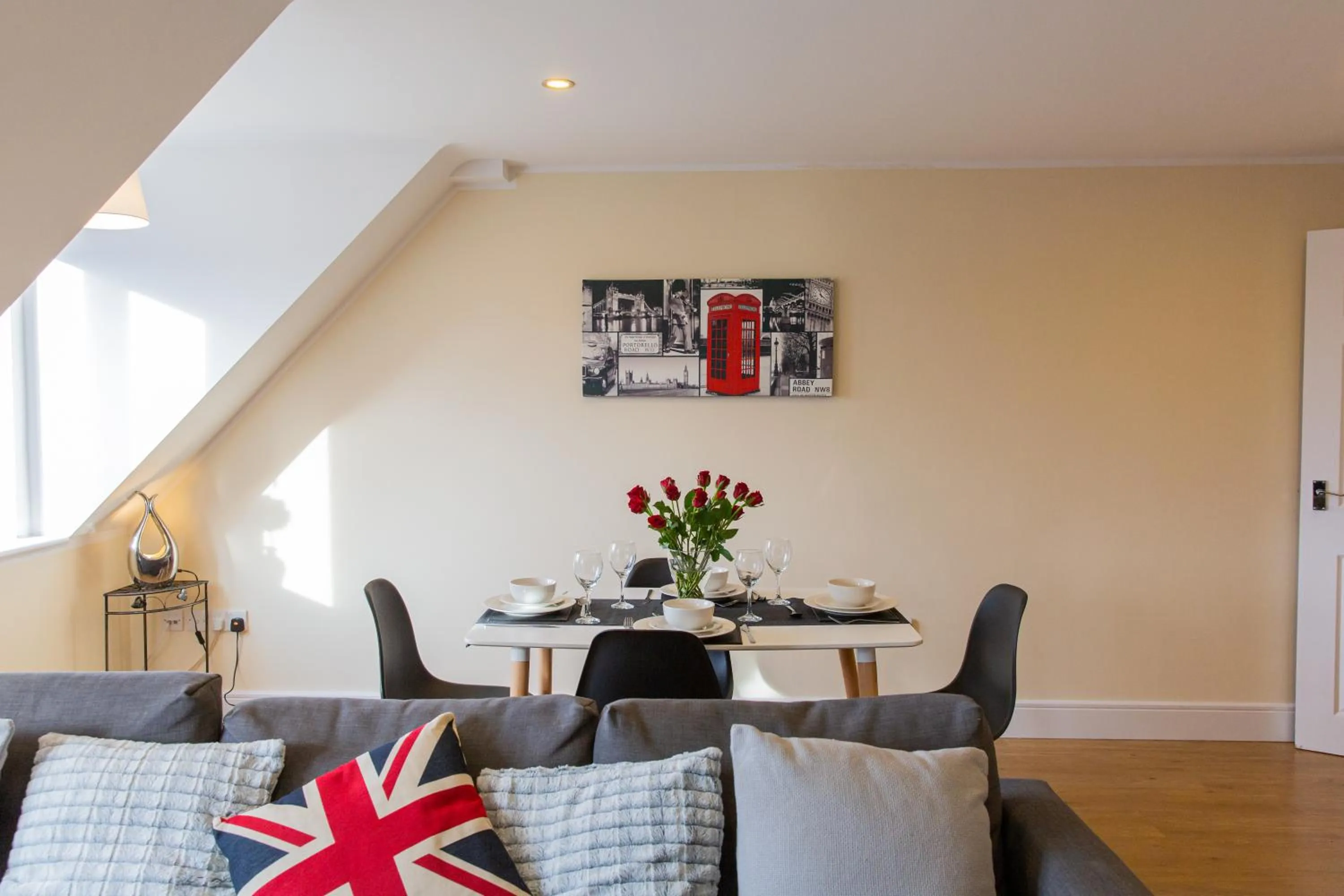 Living room in 2 Bedroom Penthouse, Clockhouse, Hoddessdon