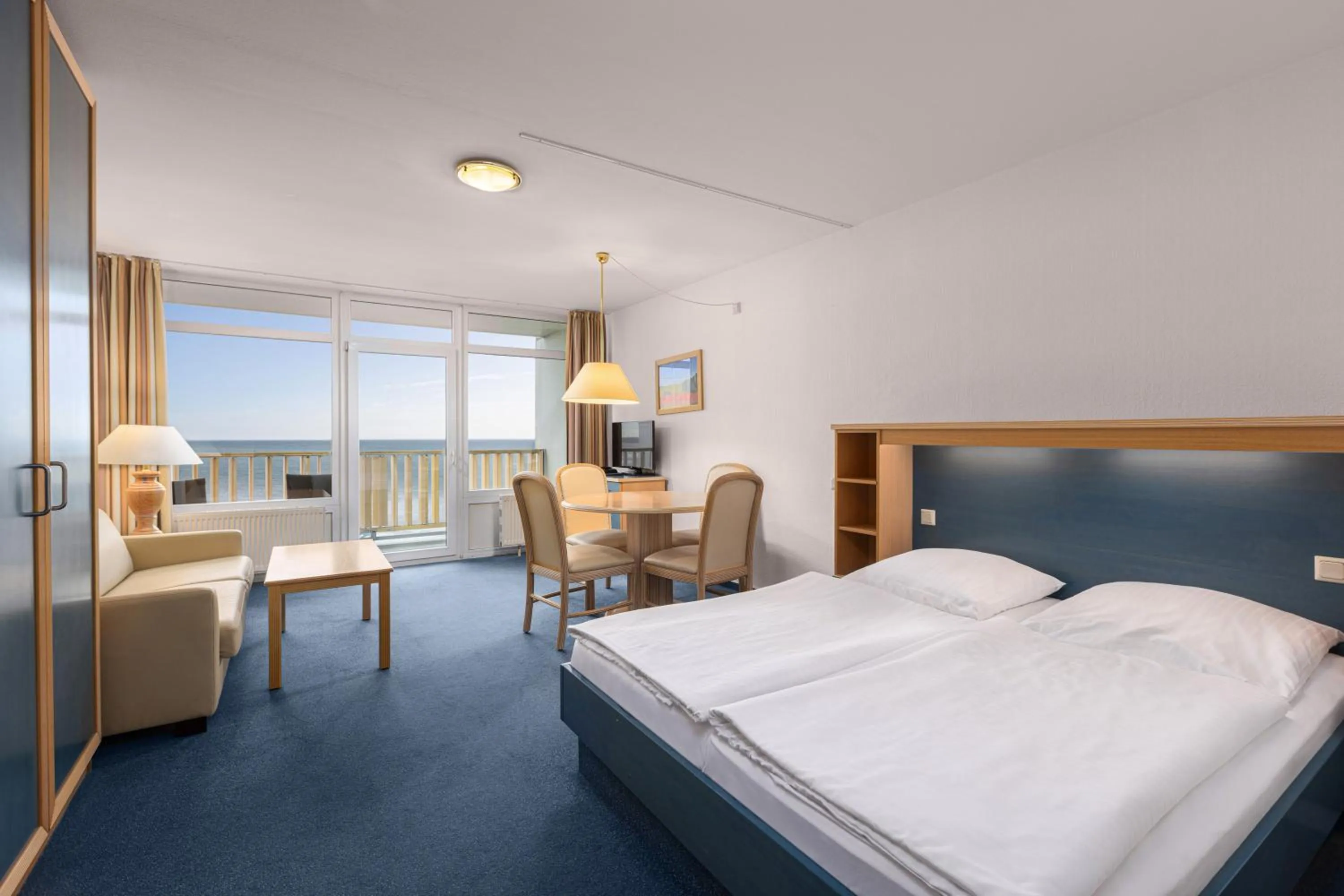 Photo of the whole room, Bed in IFA Fehmarn Hotel & Ferien-Centrum