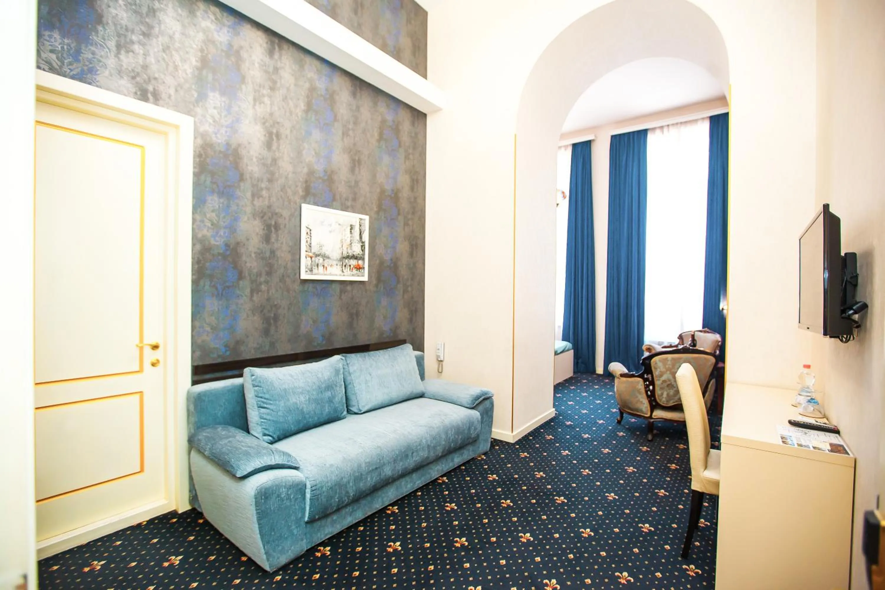 Living room in Rustaveli Hotel