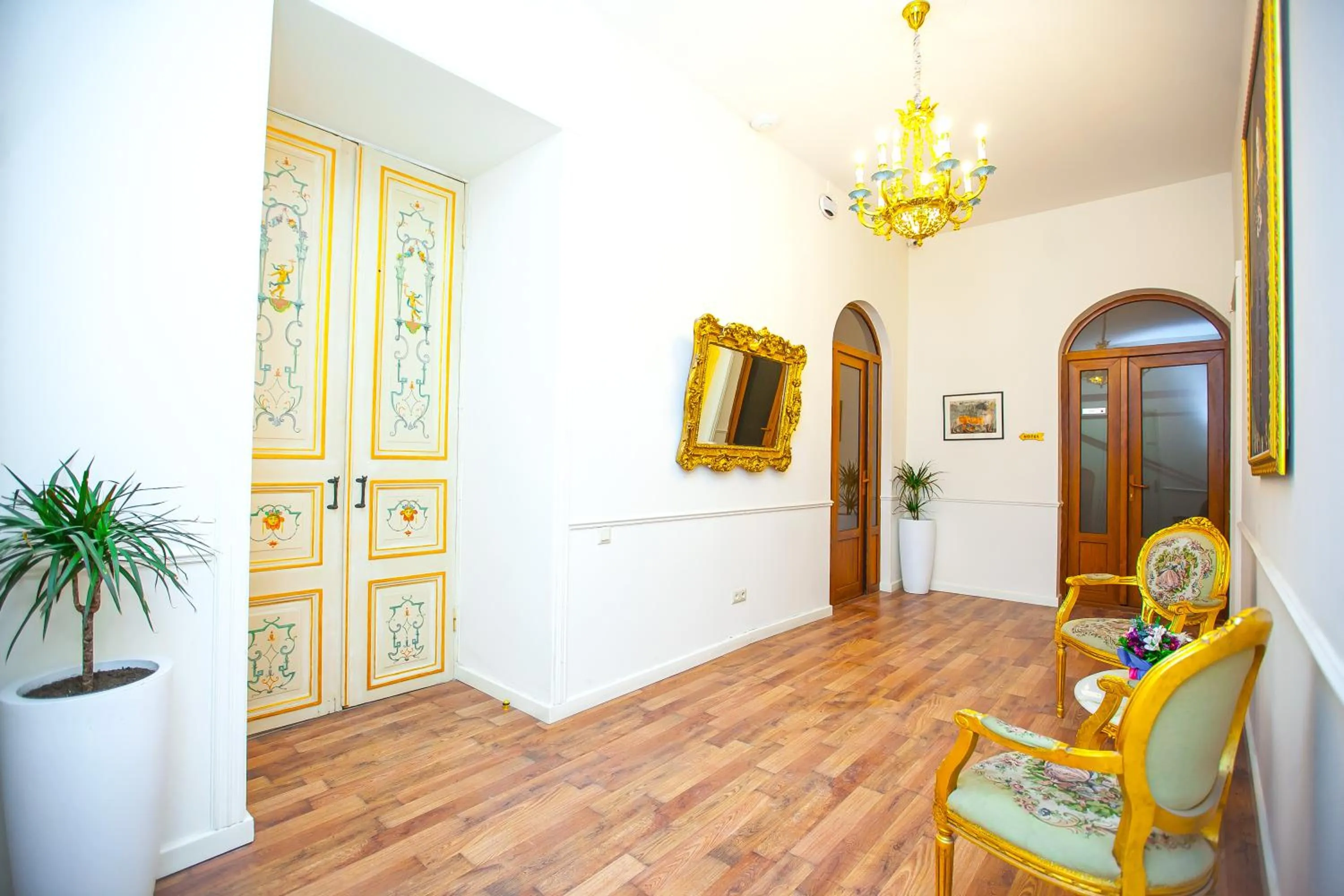 Seating area in Rustaveli Hotel