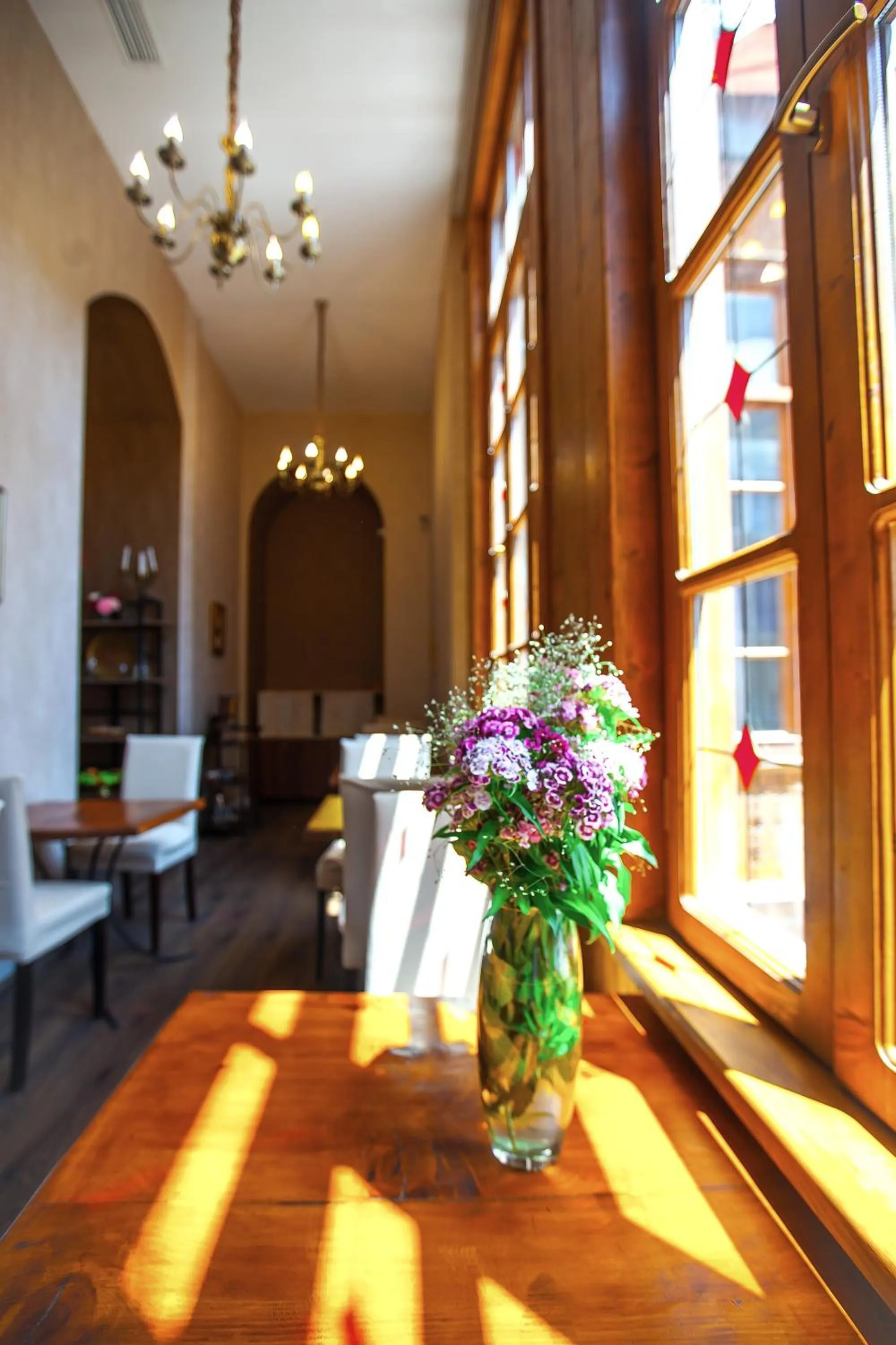 Seating area in Rustaveli Hotel