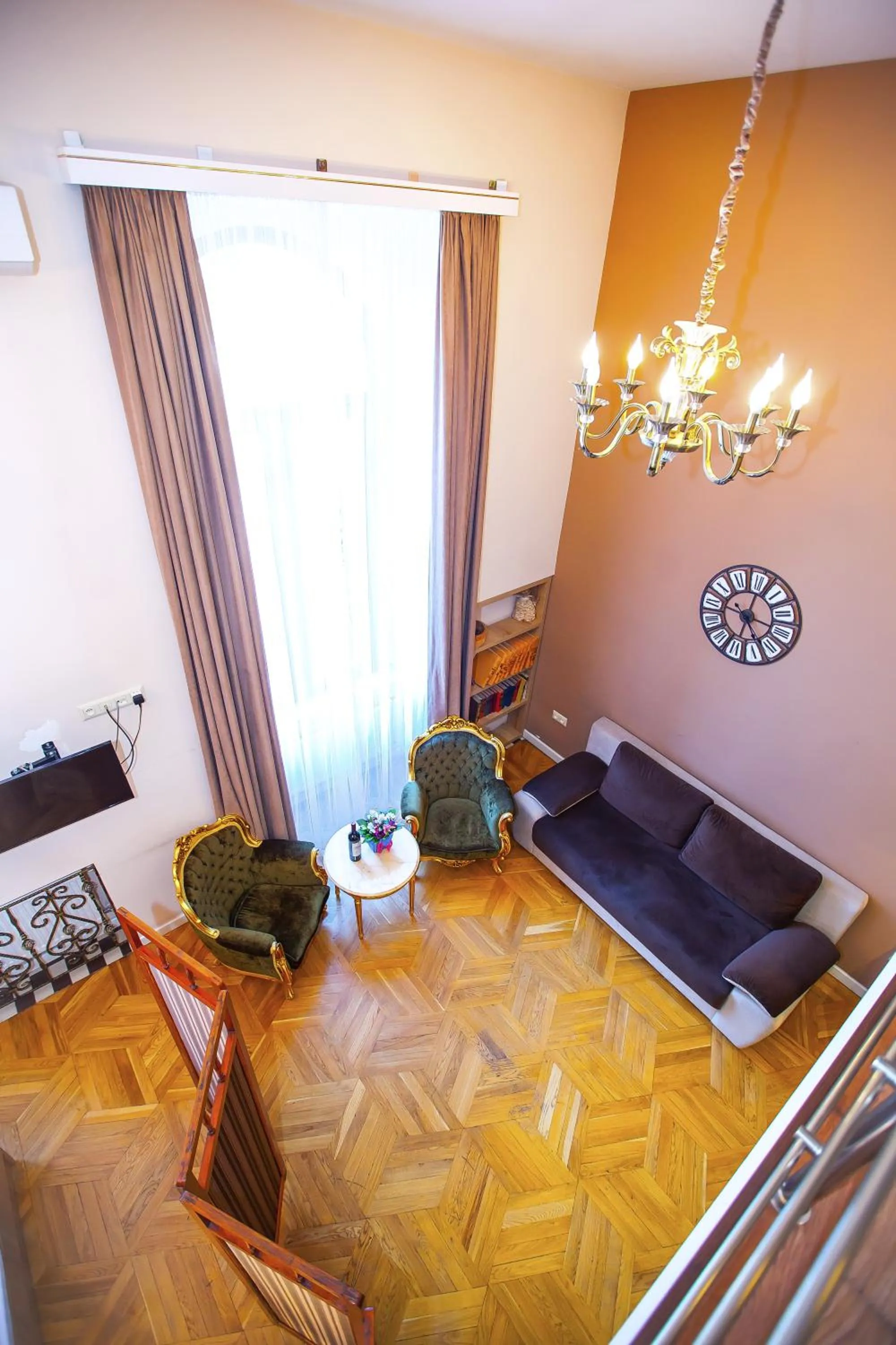 Living room in Rustaveli Hotel