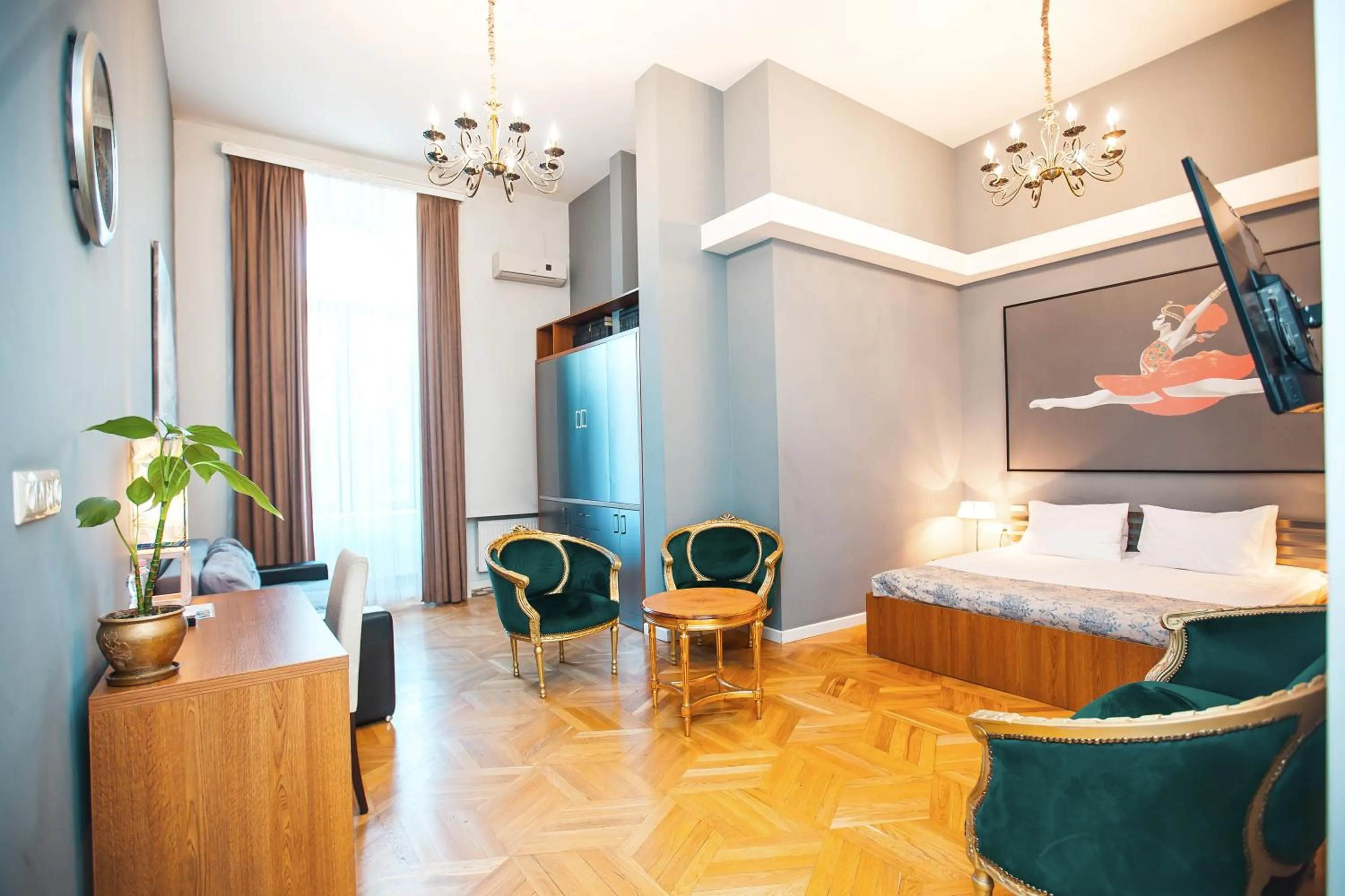 Living room in Rustaveli Hotel