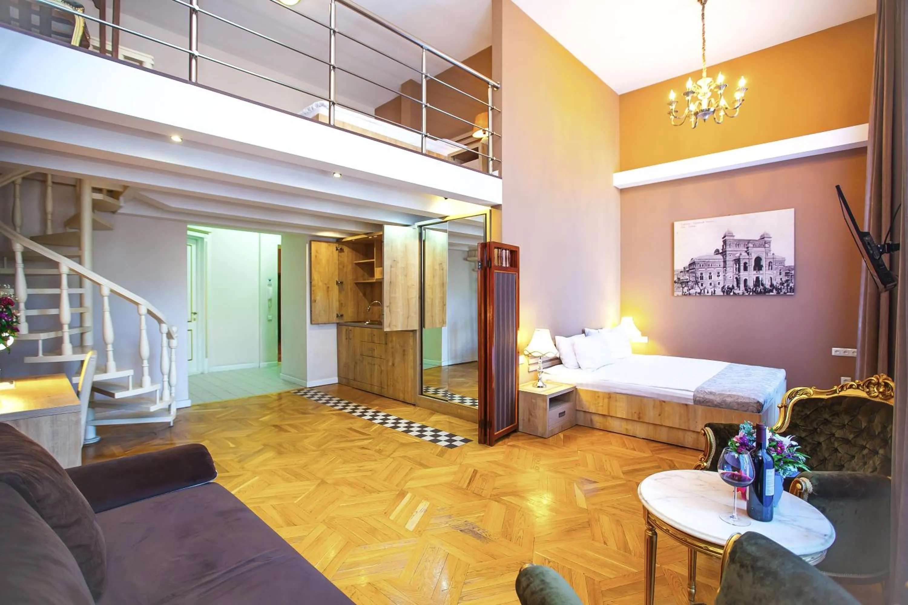 Bedroom in Rustaveli Hotel