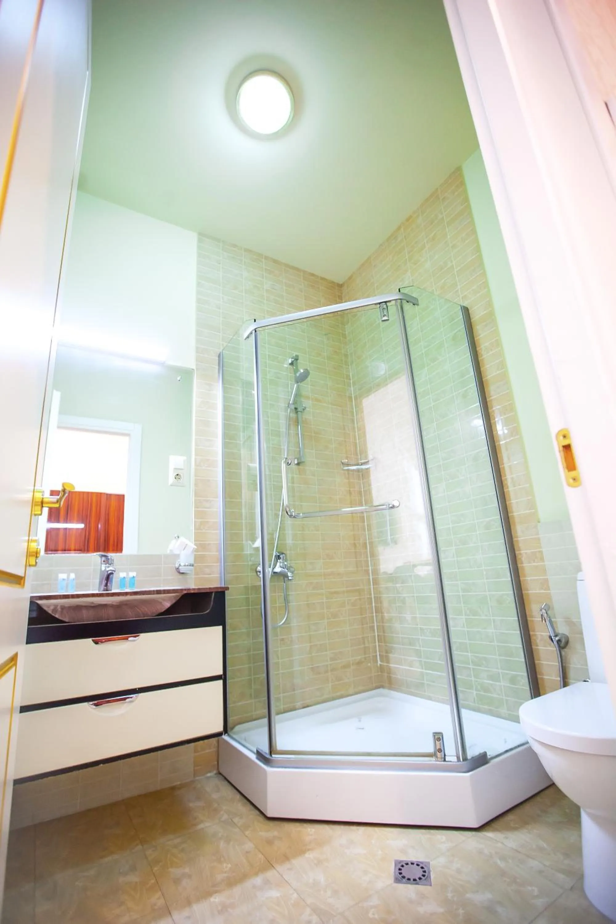 Bathroom in Rustaveli Hotel