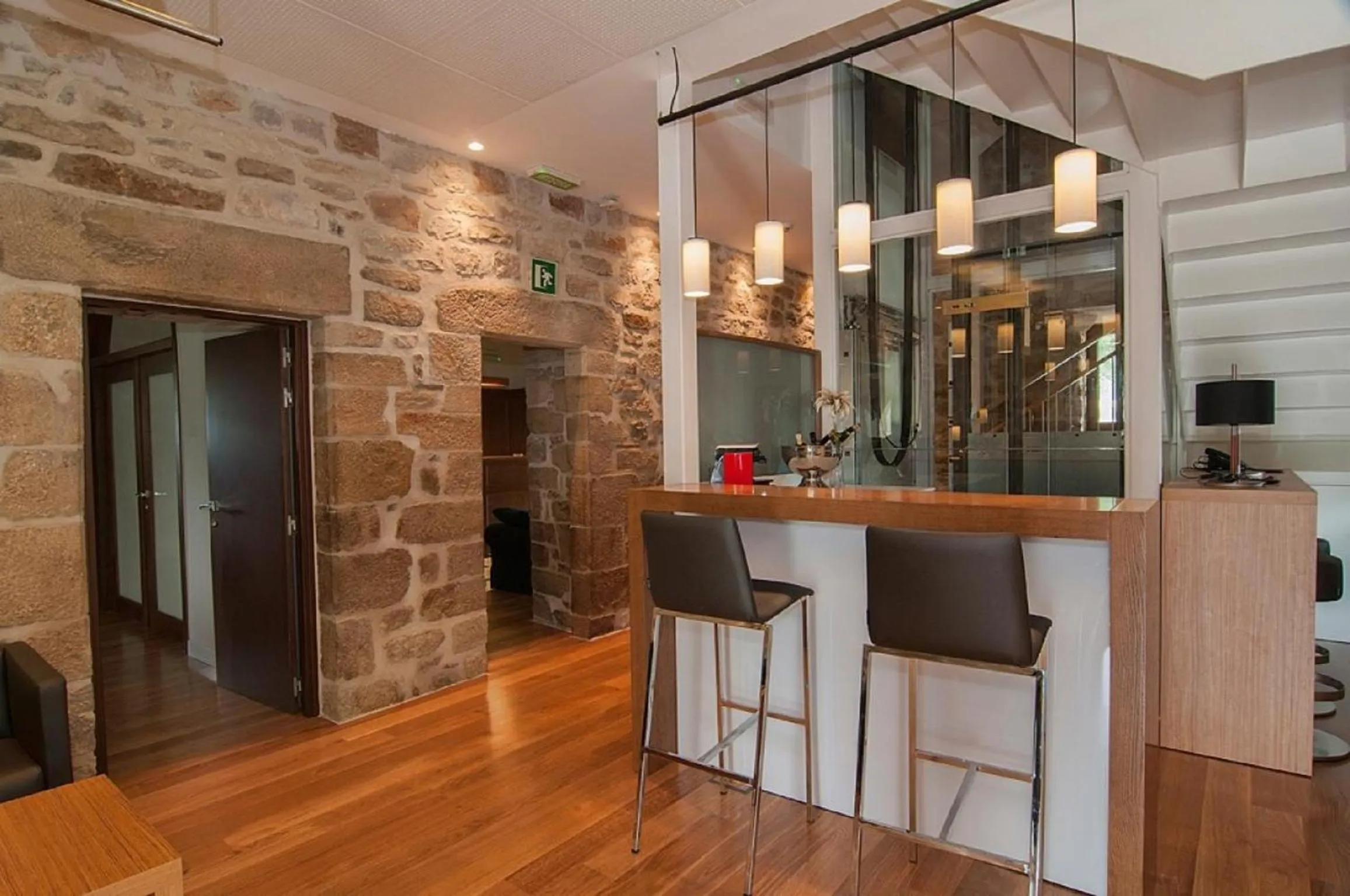 Lobby or reception in Hotel Torre Zumeltzegi