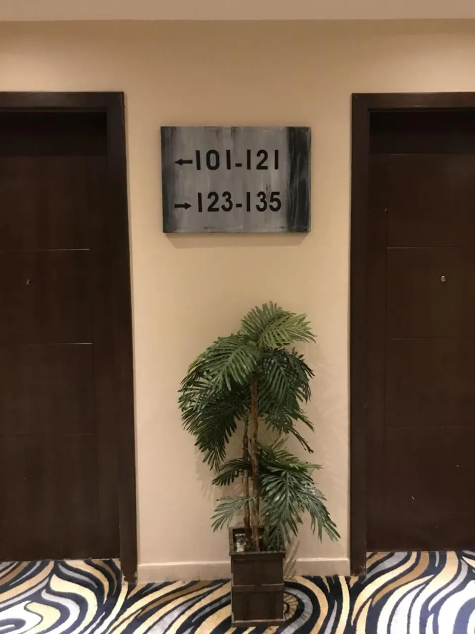 Decorative detail, Bed in Executive Suites