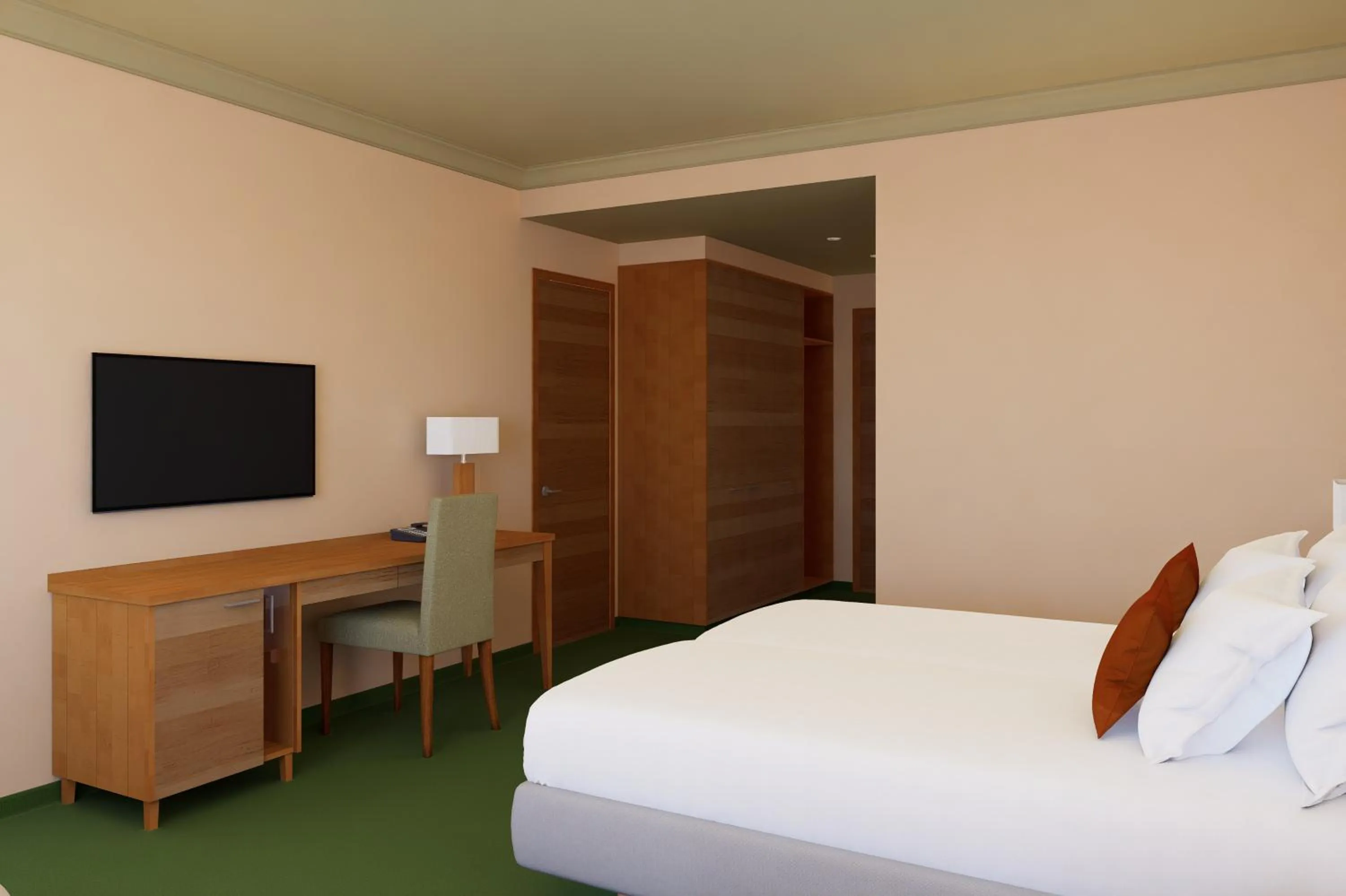 Photo of the whole room, Bed in IFA Graal-Müritz Hotel & Spa