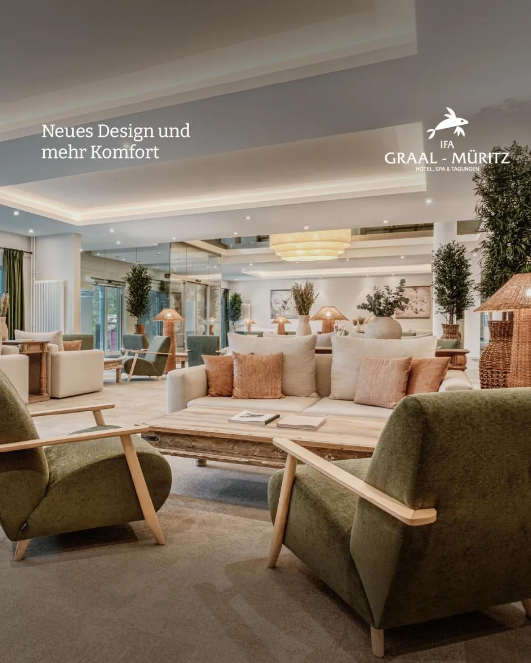 Lobby or reception in IFA Graal-Müritz Hotel & Spa