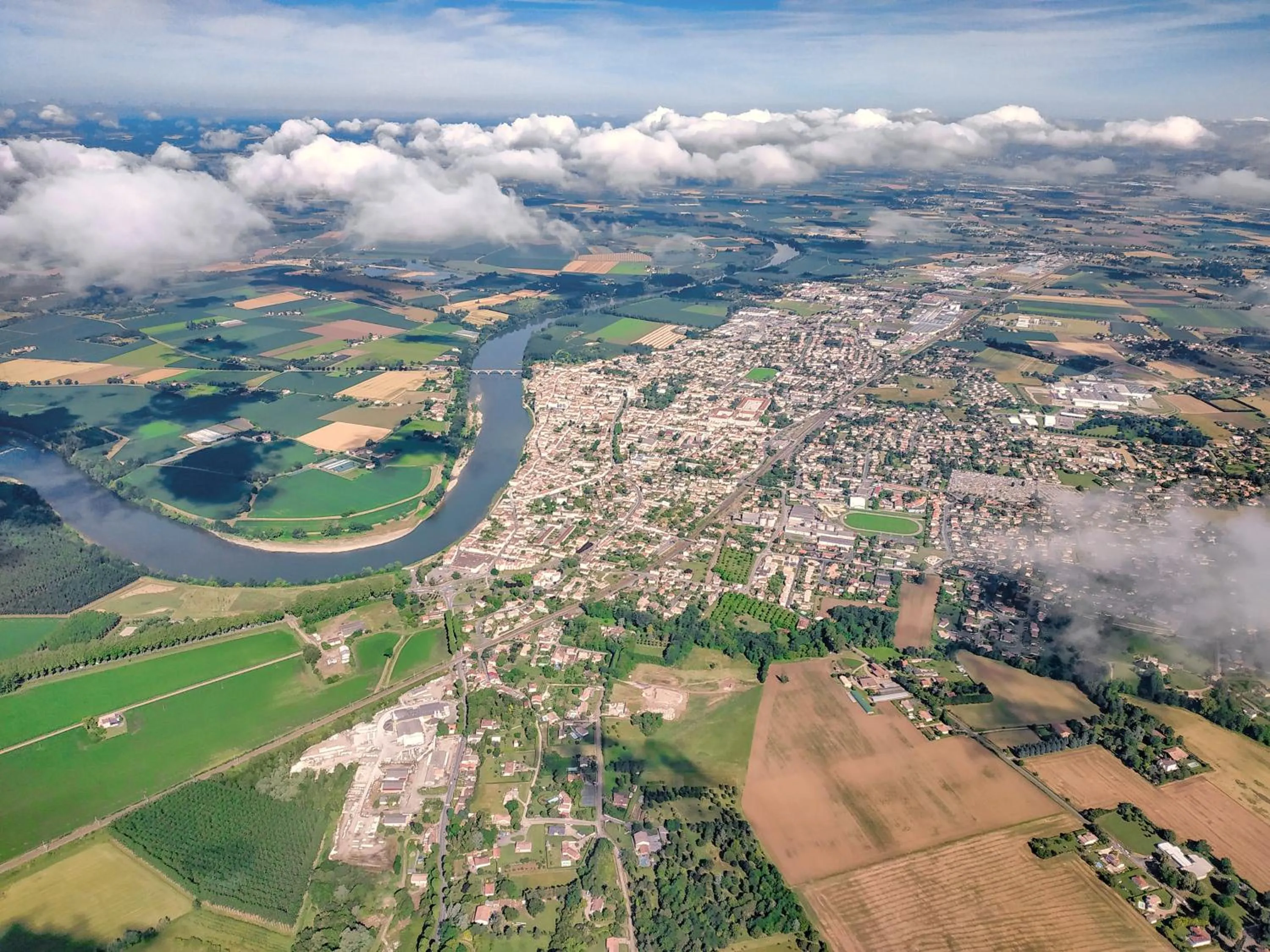 Bird's eye view in La Maison DUFFOUR chambres d'hôtes avec Petit Déjeuner