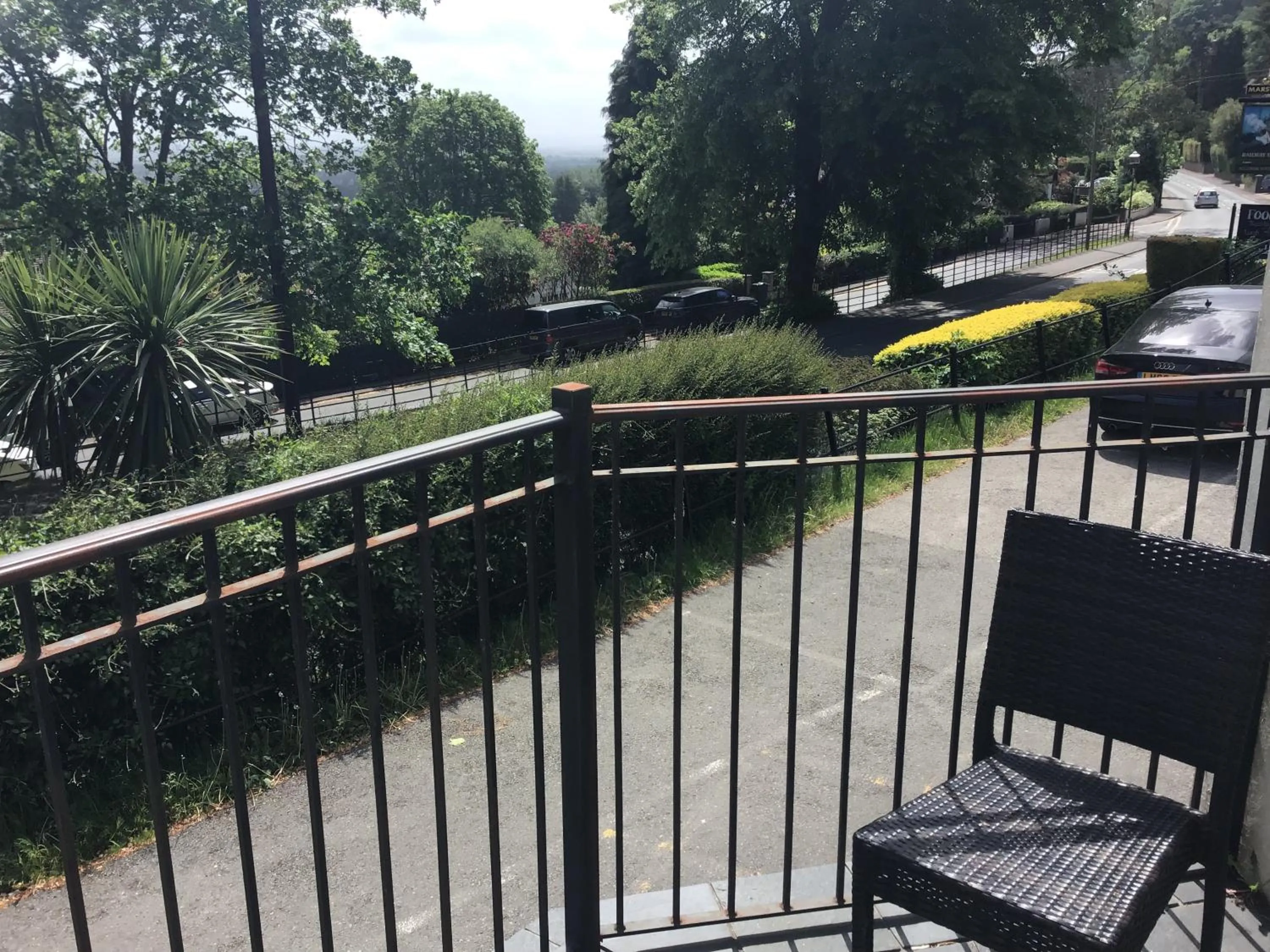 Balcony/Terrace in The Railway Inn