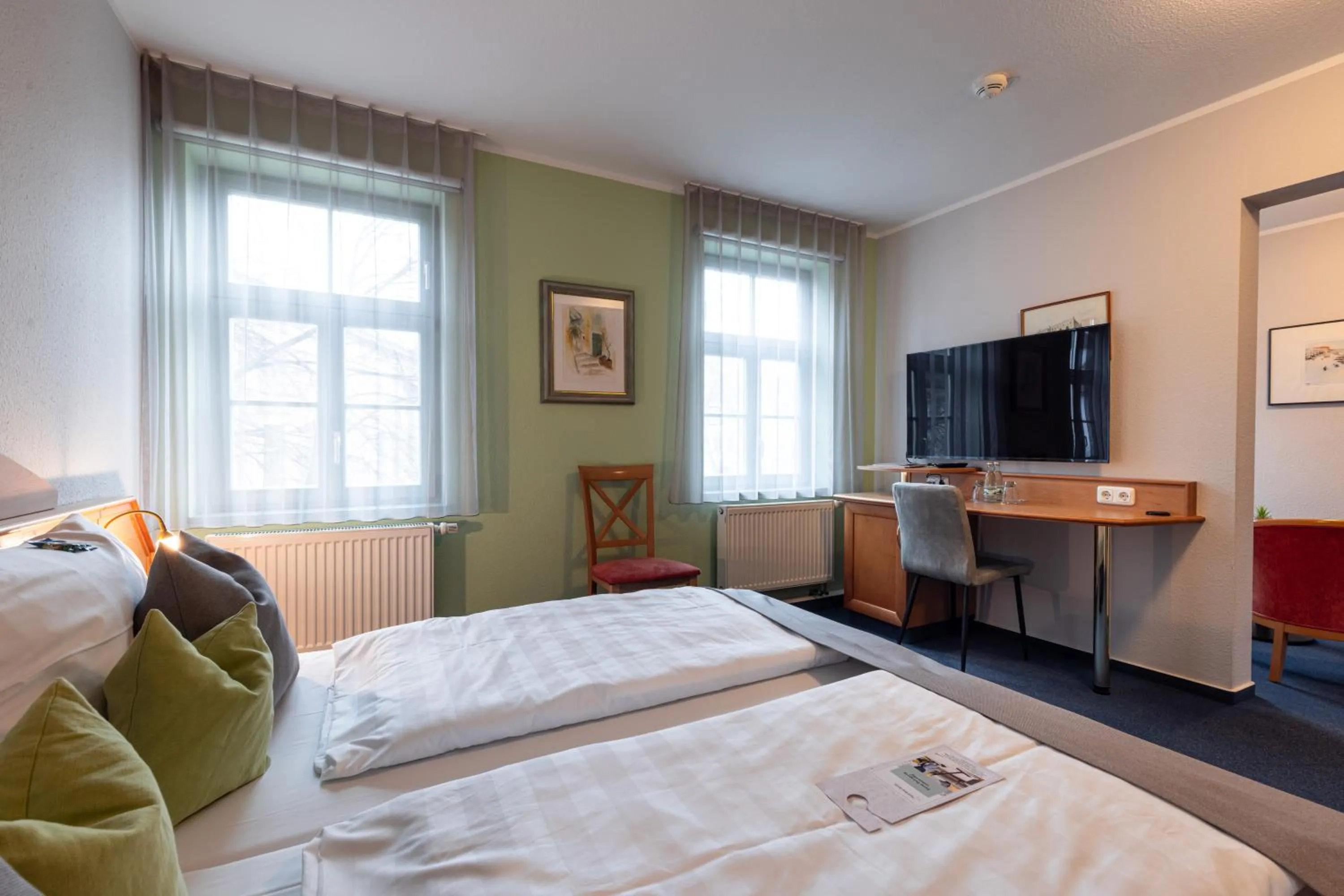 Bedroom, Bed in Hotel Anna Amalia