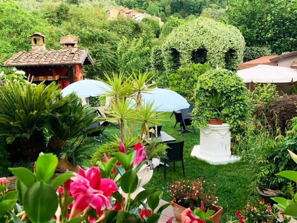 Garden in jasmine cottage