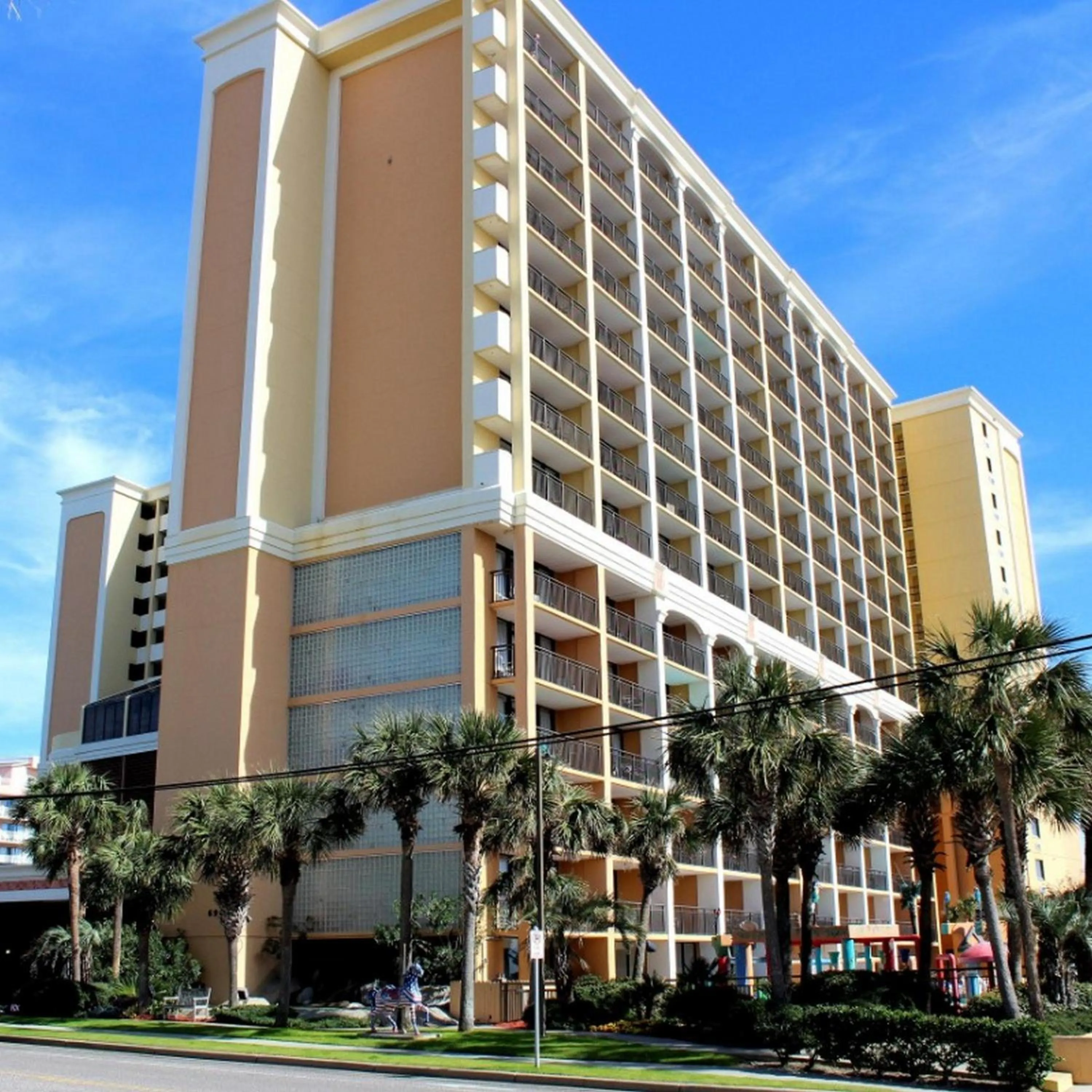 Property building in Caravelle Resort by Palmetto Vacations