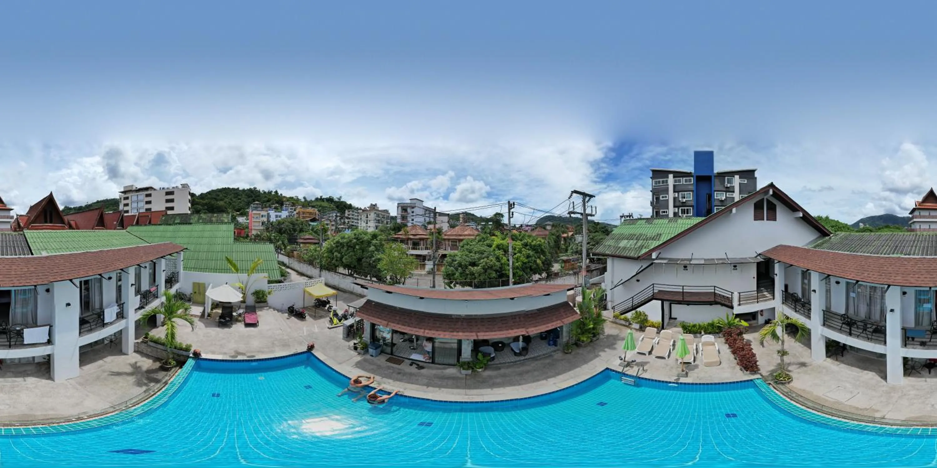 Property building in The Nest Resort Patong