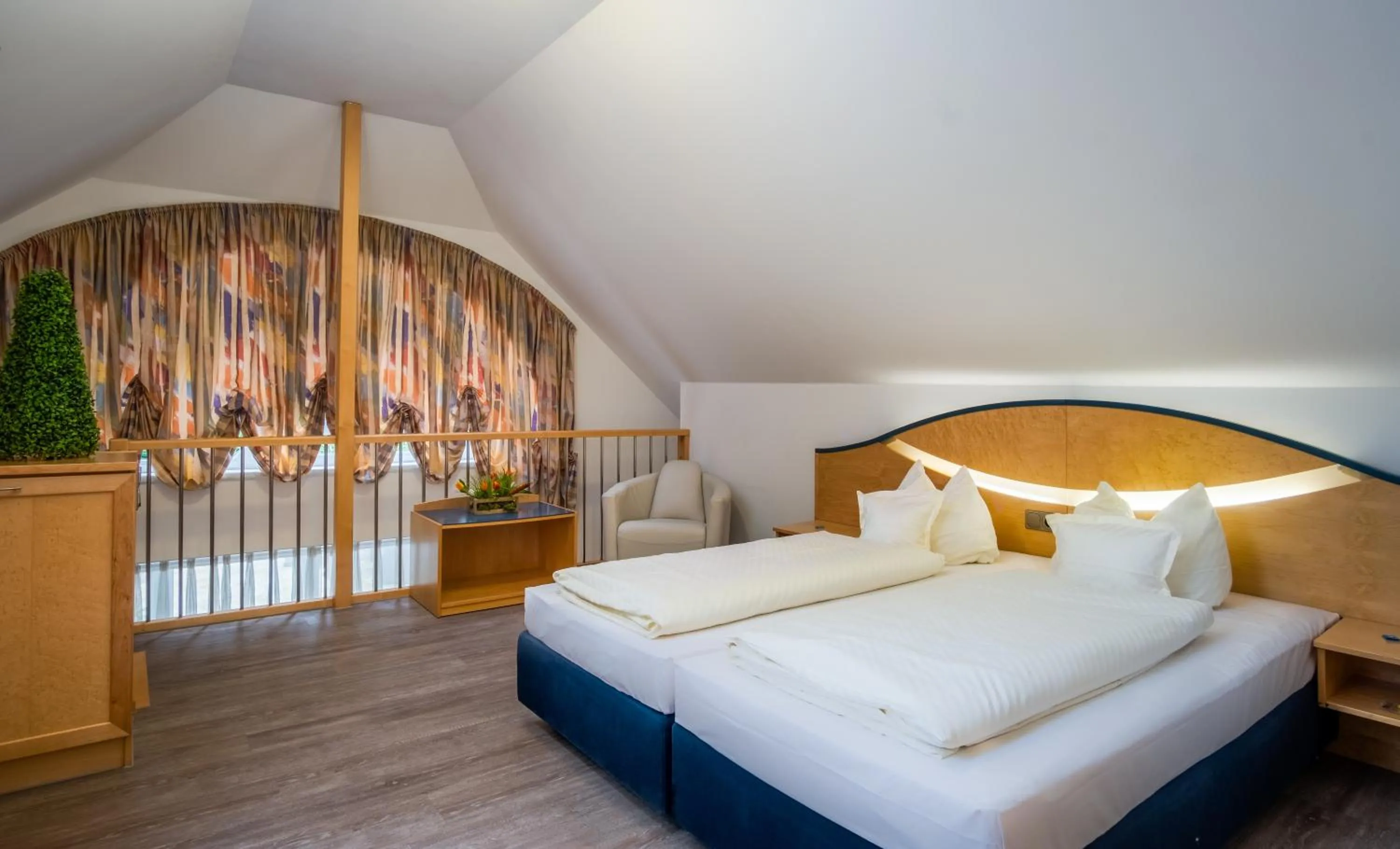 Bed in Hotel Atrium Garni