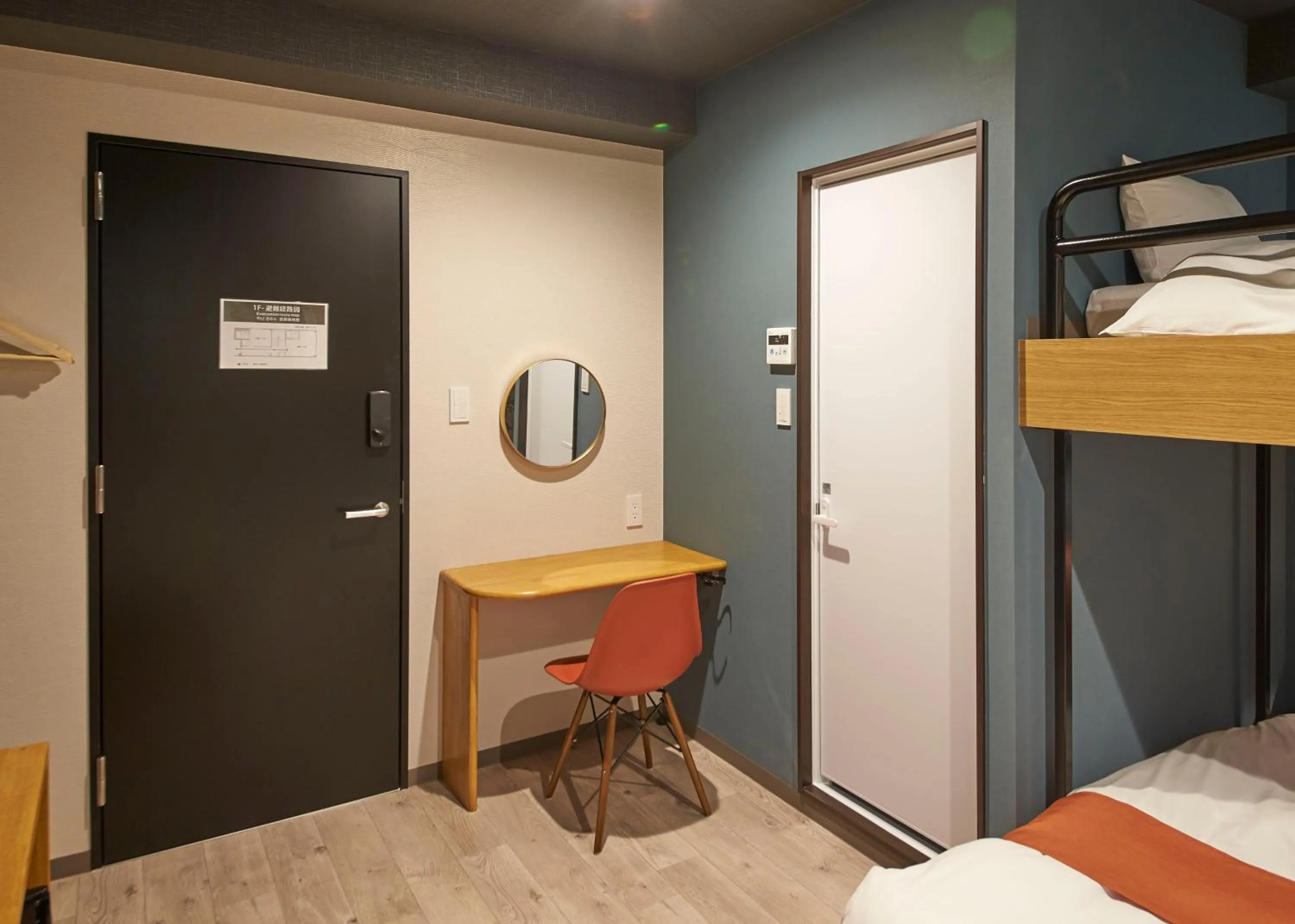 Photo of the whole room, Bed in IKIDANE Residential Hotel Sumida Kyojima