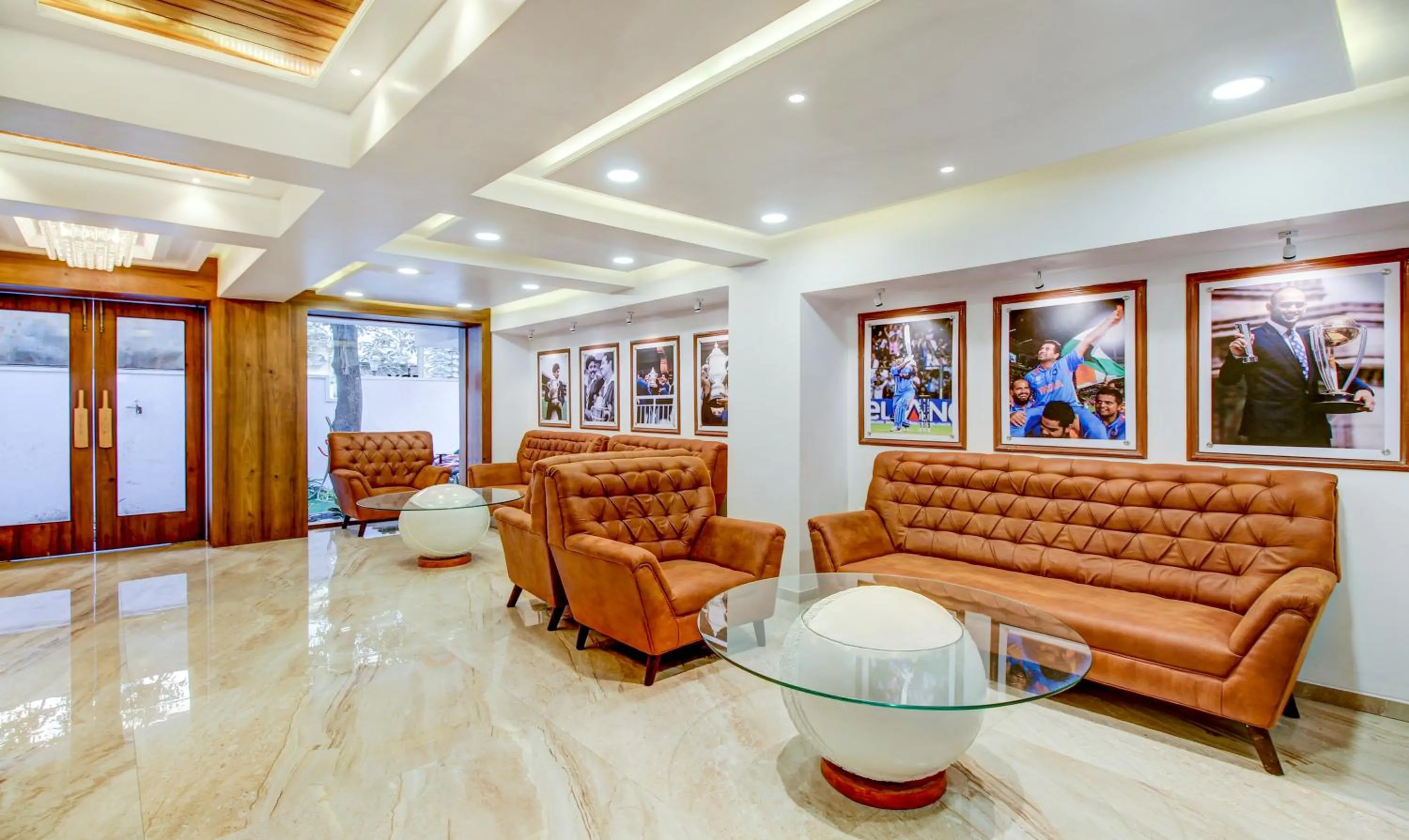 Lobby or reception in Treebo The Pavilion, Railway Station