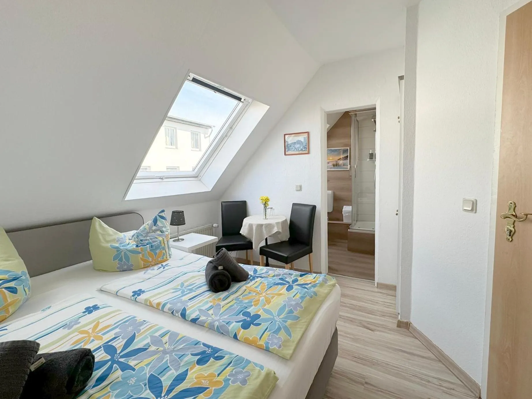 Photo of the whole room, Bed in Hotel Nordlicht