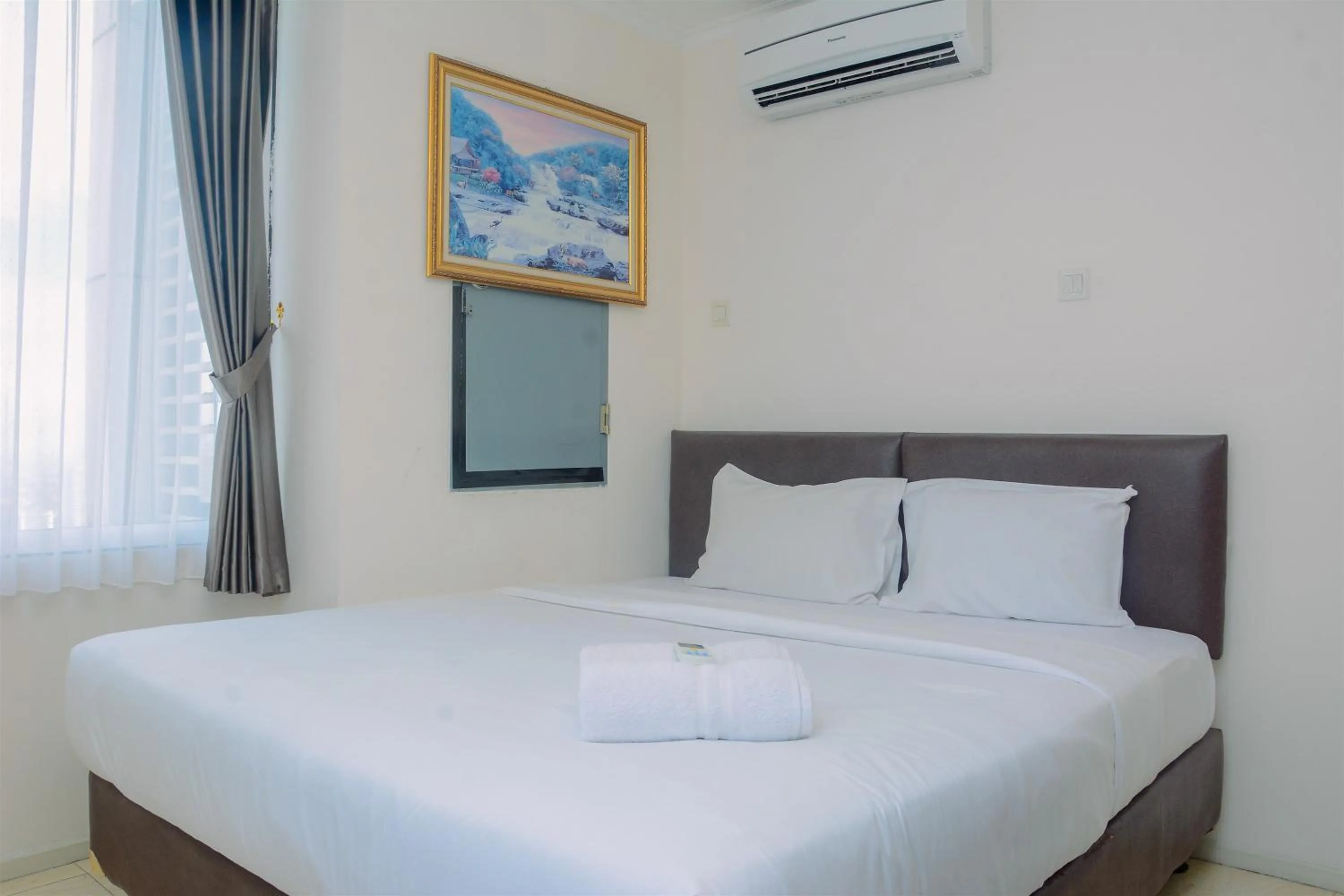 Bed in Strategic Location 2BR Apartment at FX Residence By Travelio