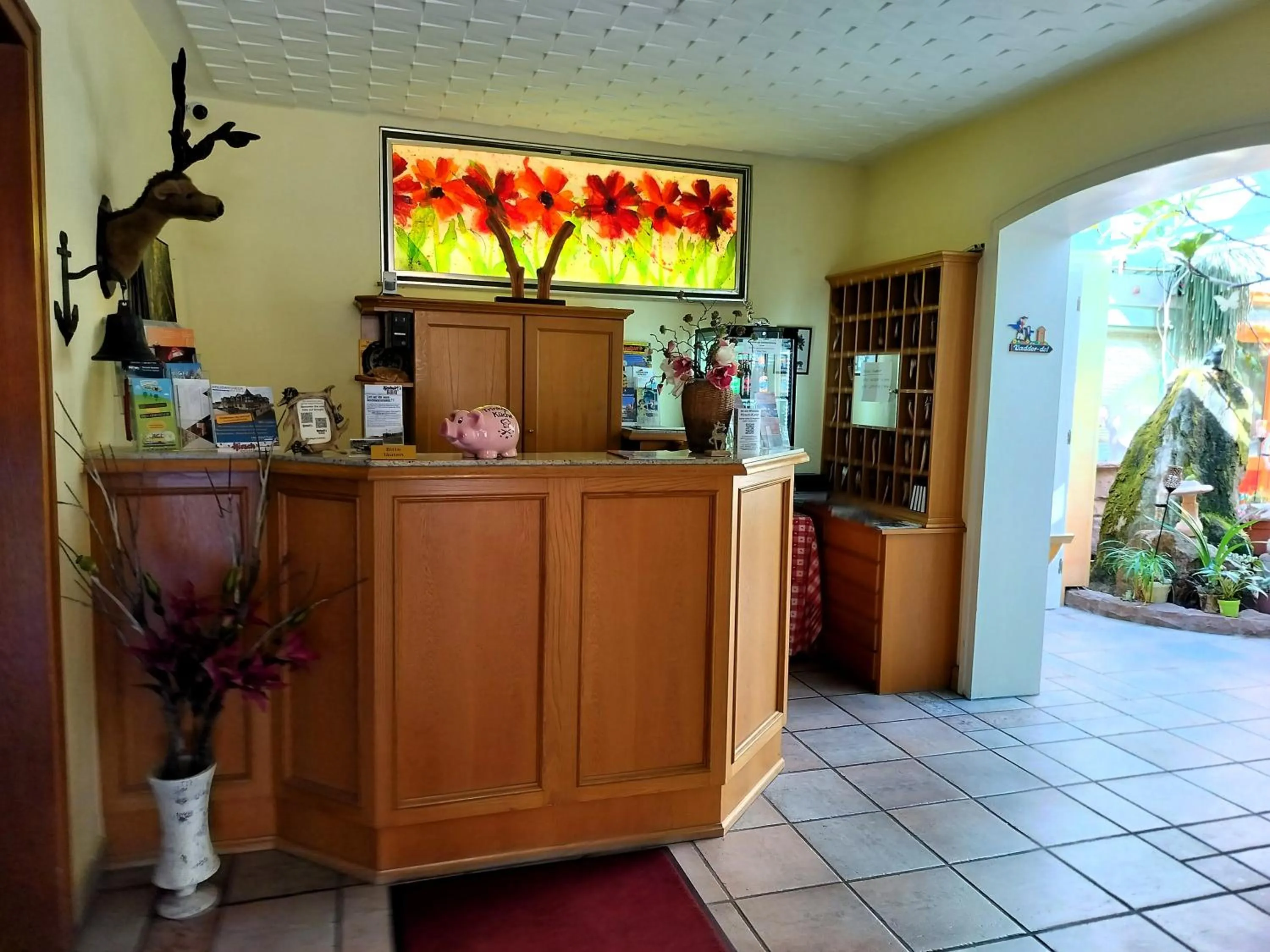 Lobby or reception in Hotel Hirsch