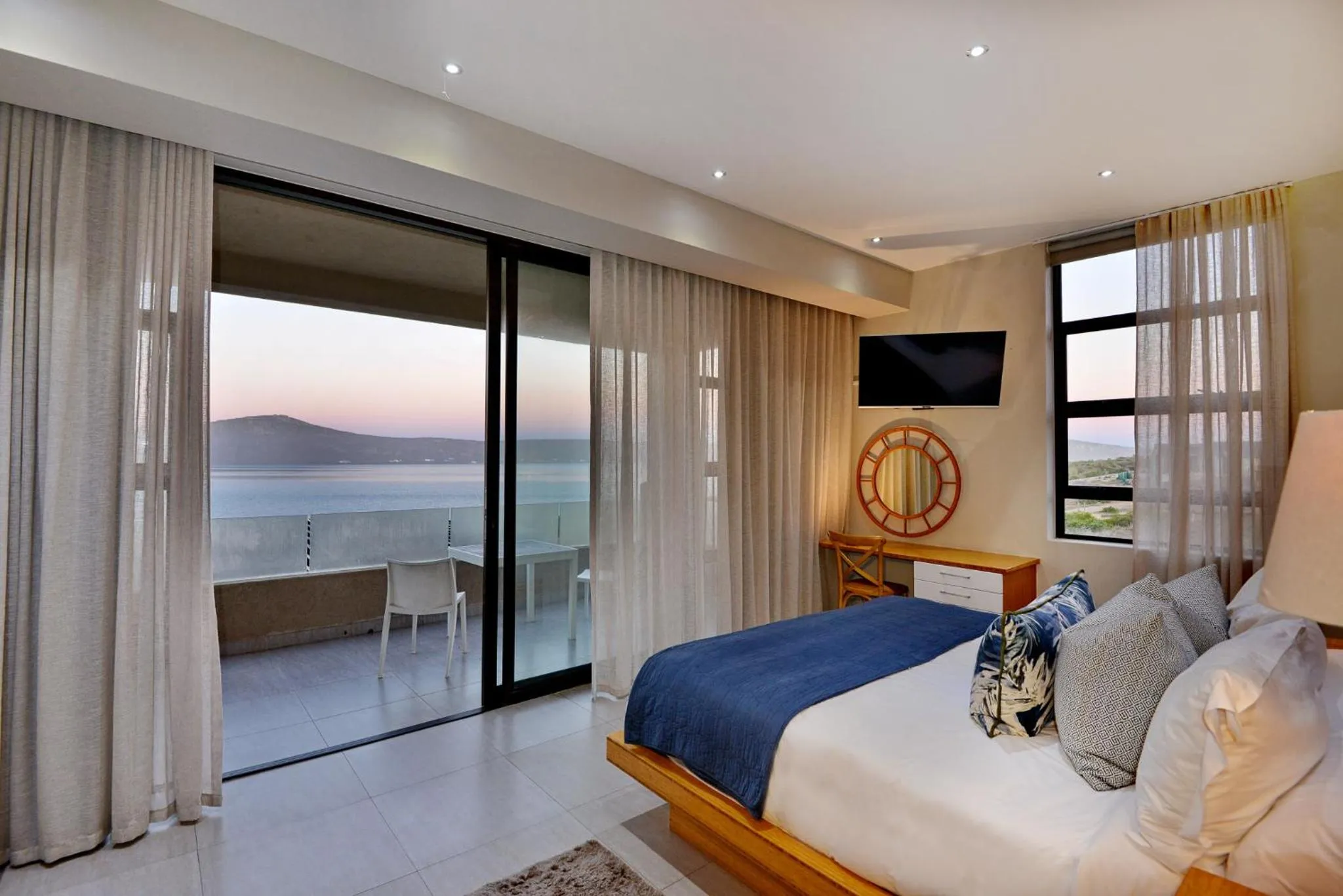 Bed in The Shark Bay Boutique Hotel & Spa
