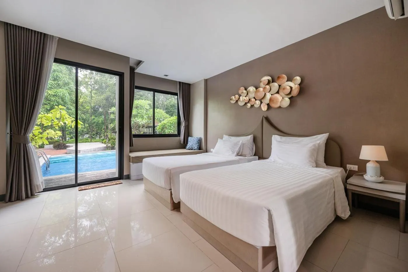 Bed in At Rice Resort