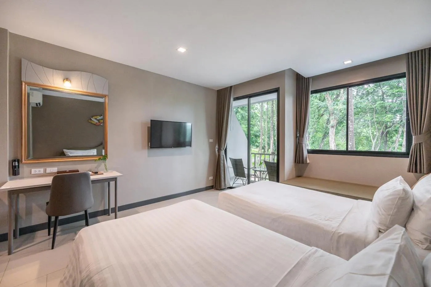 Bed in At Rice Resort