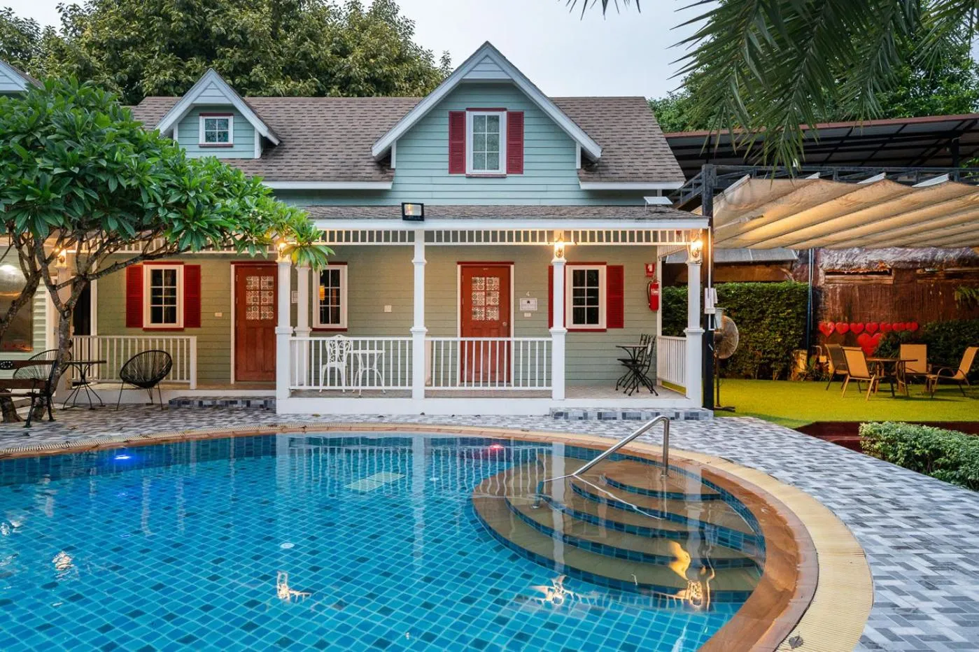 Swimming pool in At Rice Resort