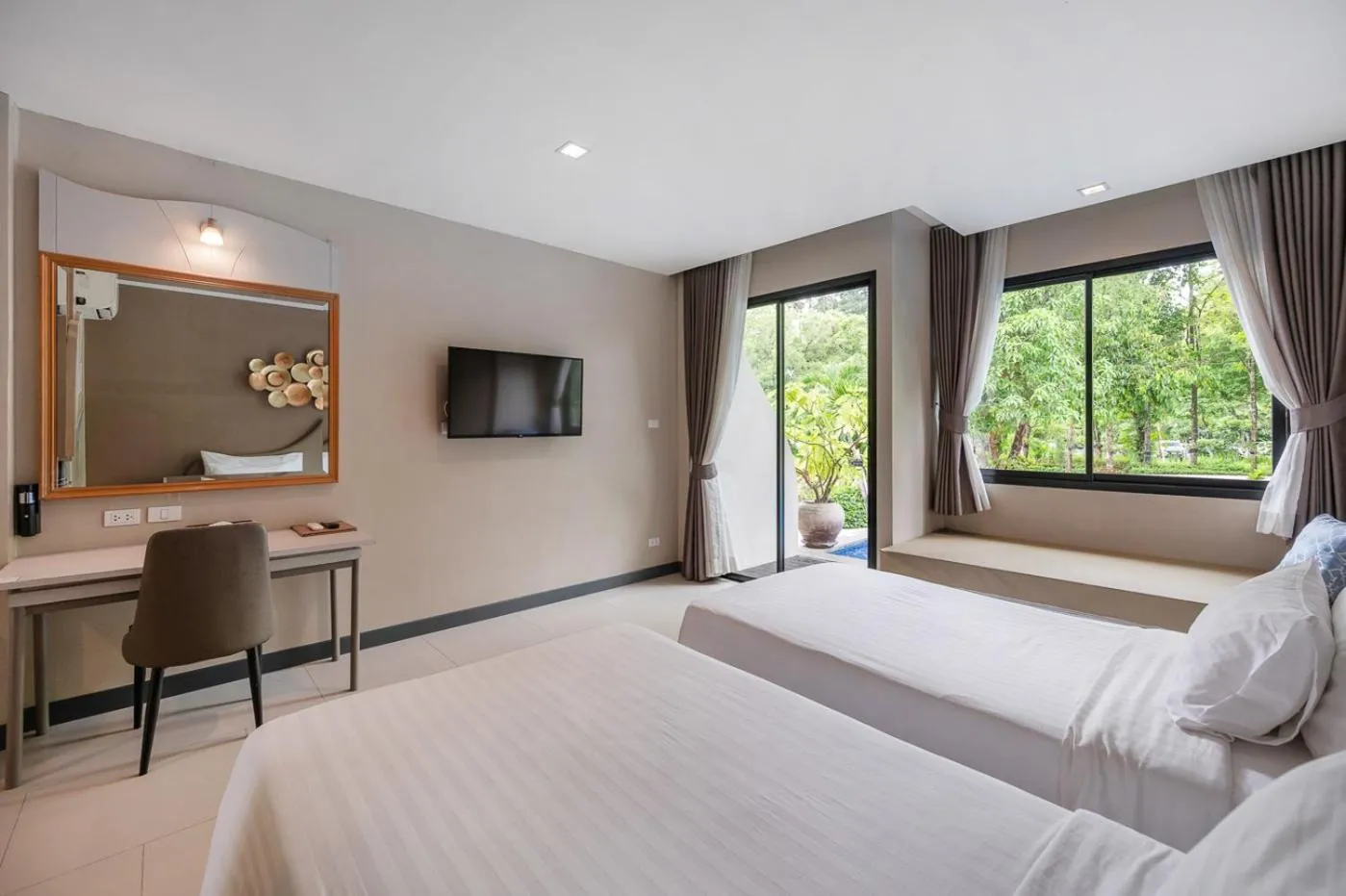 Bed in At Rice Resort