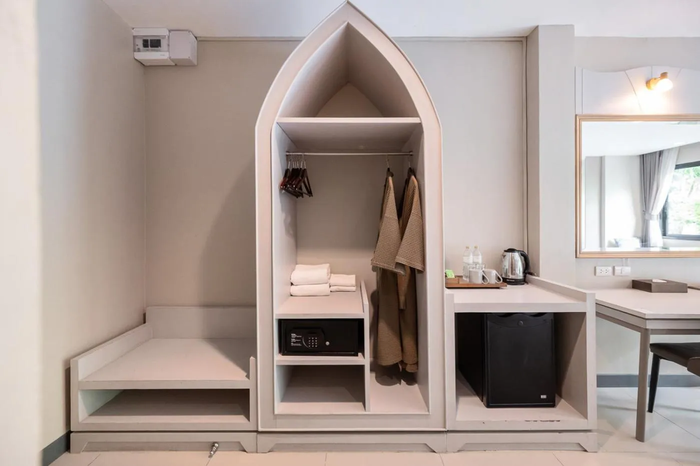 towels, Bed in At Rice Resort