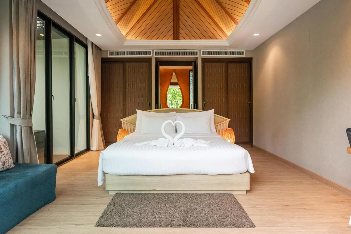 Bed in At Rice Resort