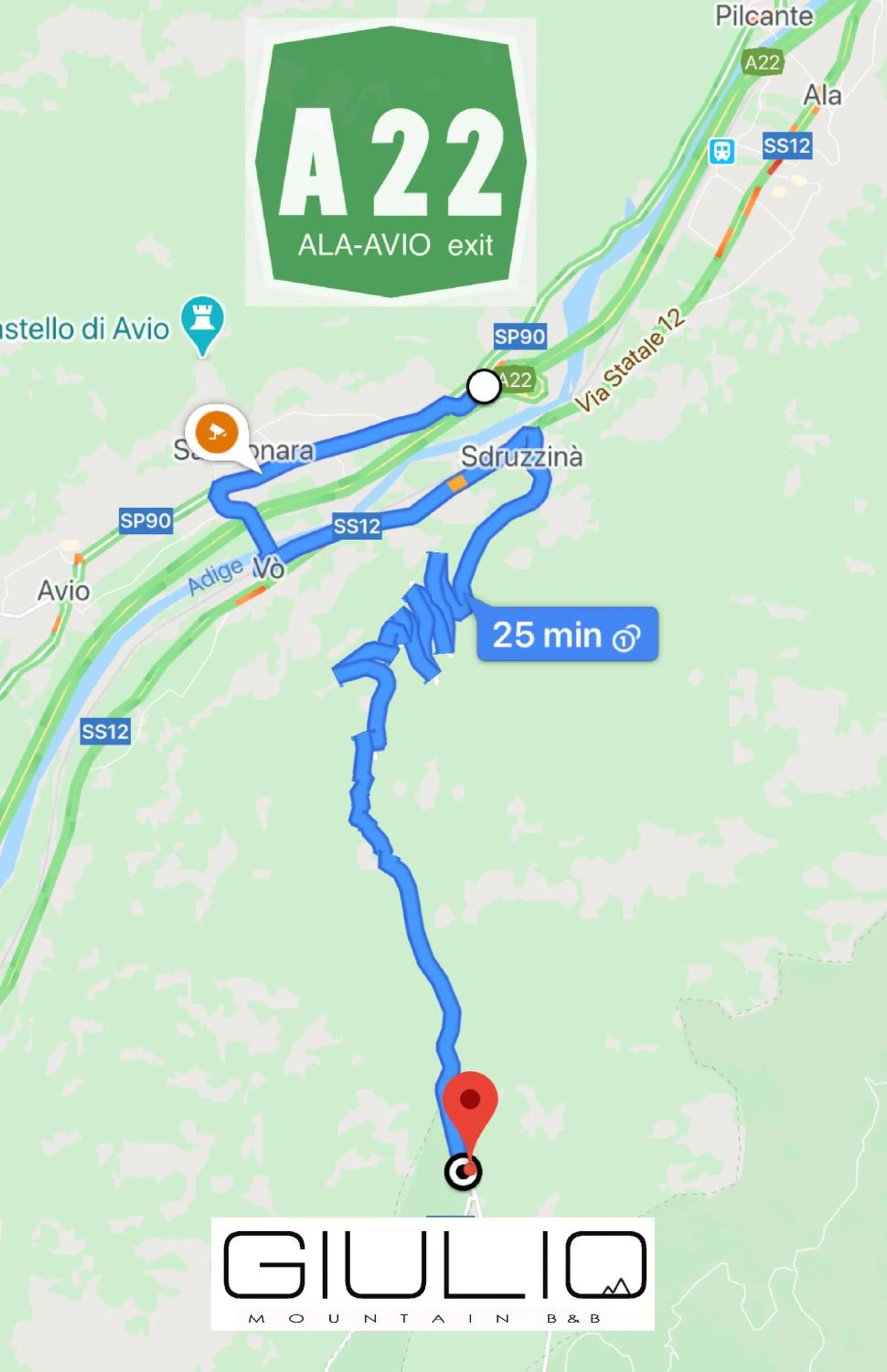 Property logo or sign in Giulio Mountain B&B