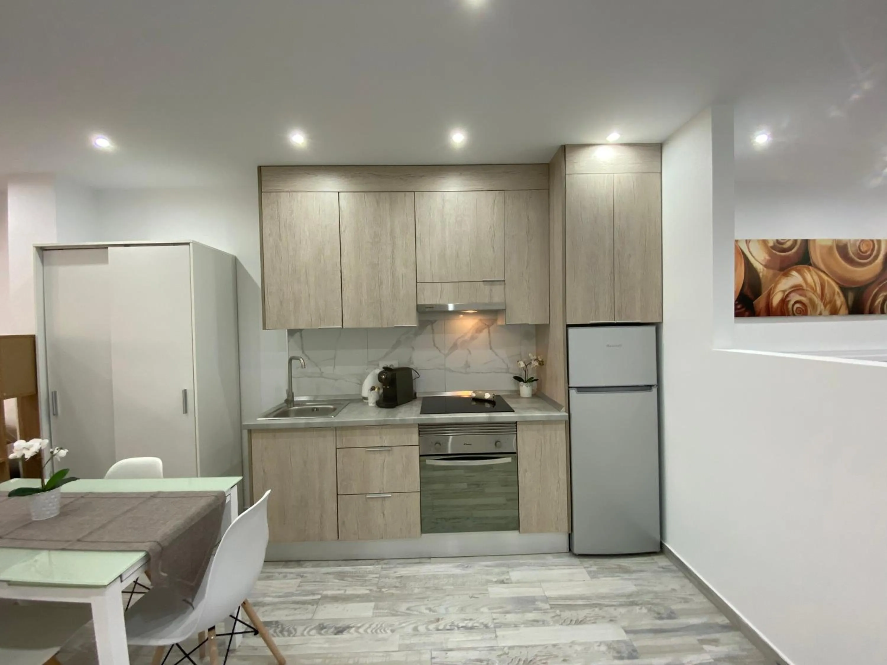 Kitchen or kitchenette in Apartament Mareverde Resort Costa Adeje