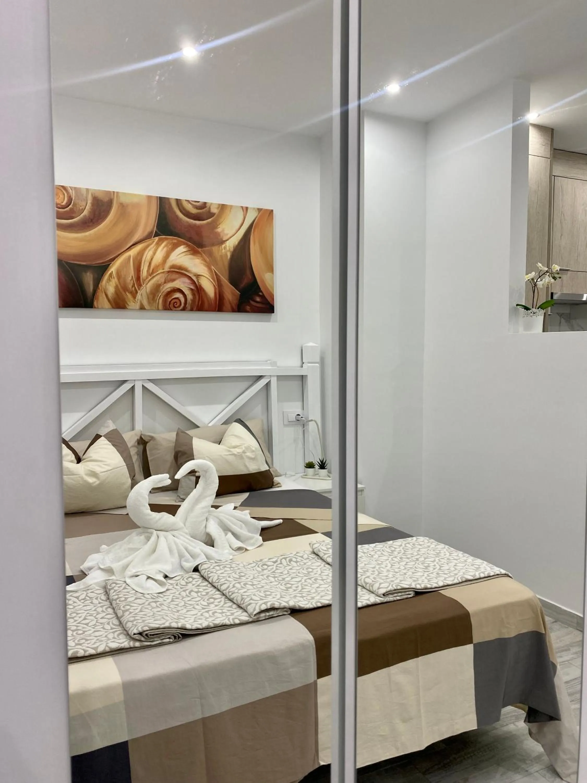 Bed in Apartament Mareverde Resort Costa Adeje