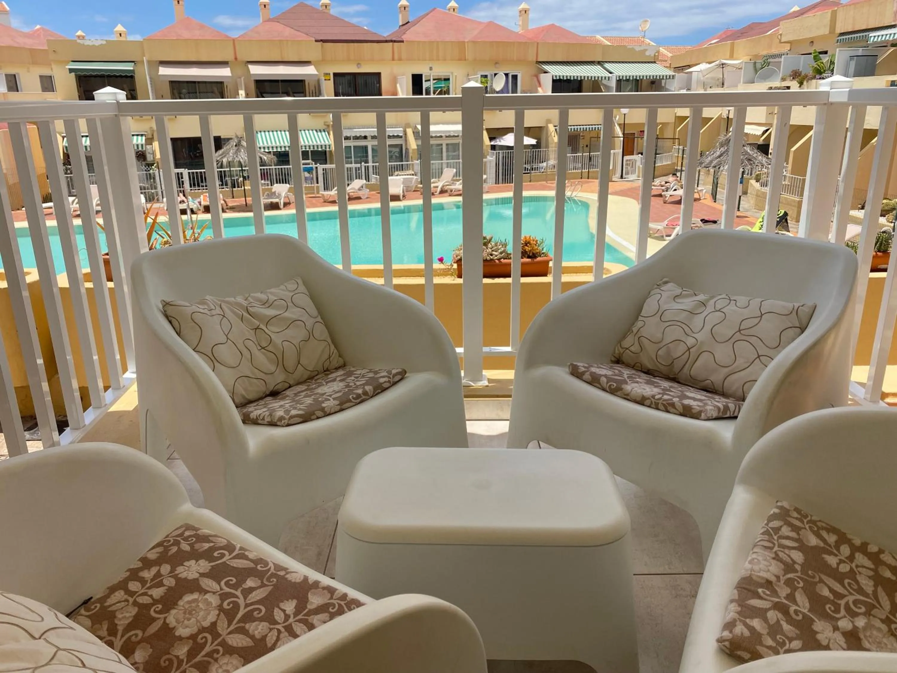 Balcony/Terrace in Apartament Mareverde Resort Costa Adeje