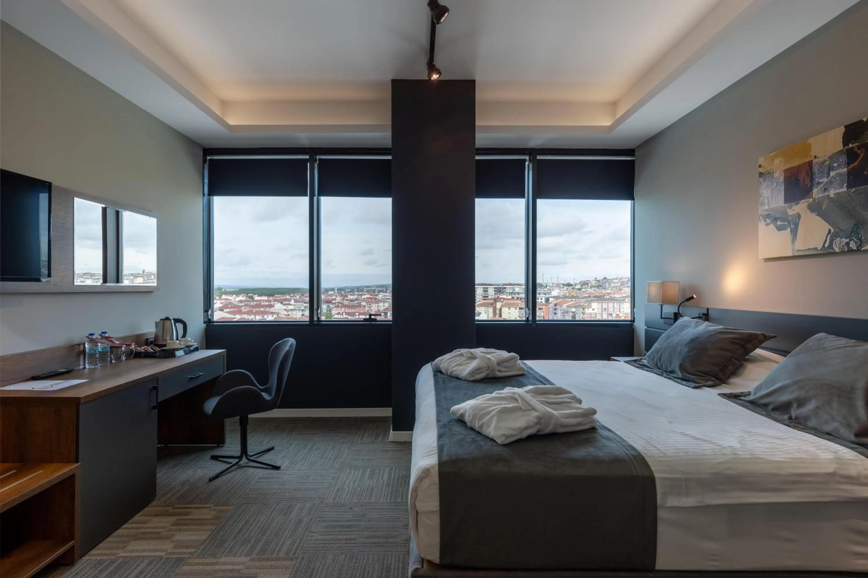 Bed in The Plaza Hotel Edirne