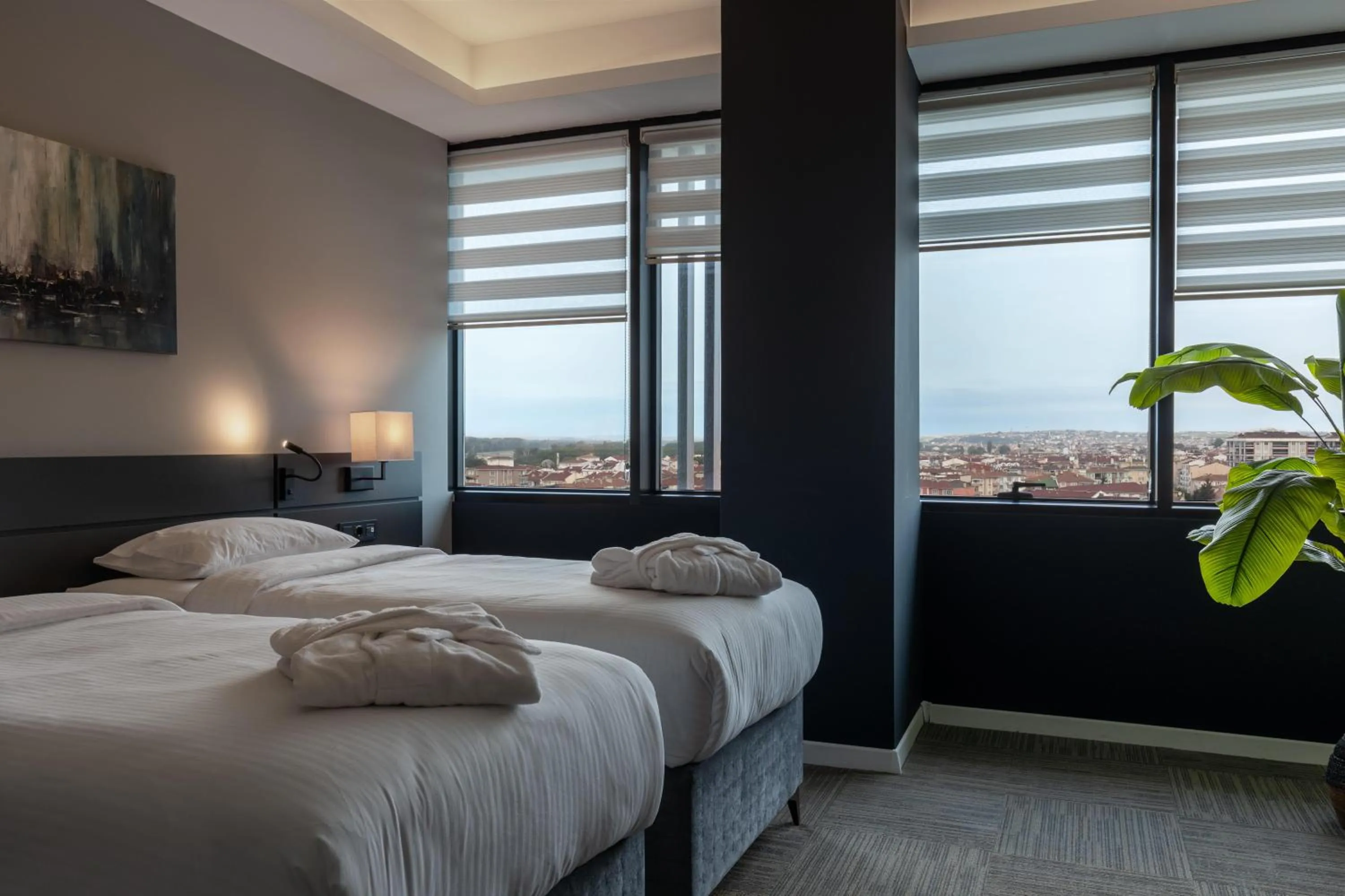 Bed in The Plaza Hotel Edirne