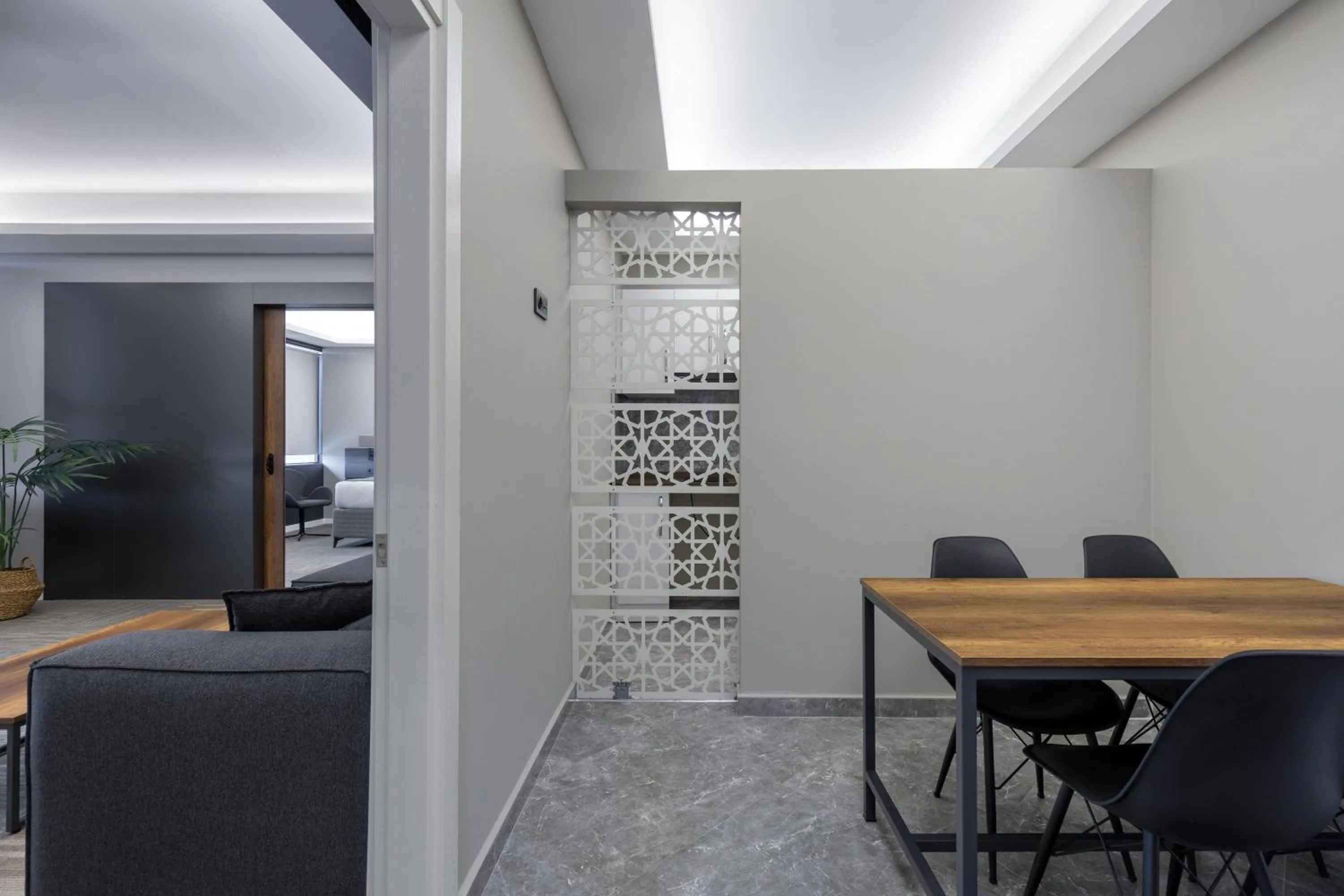 Kitchen or kitchenette in The Plaza Hotel Edirne