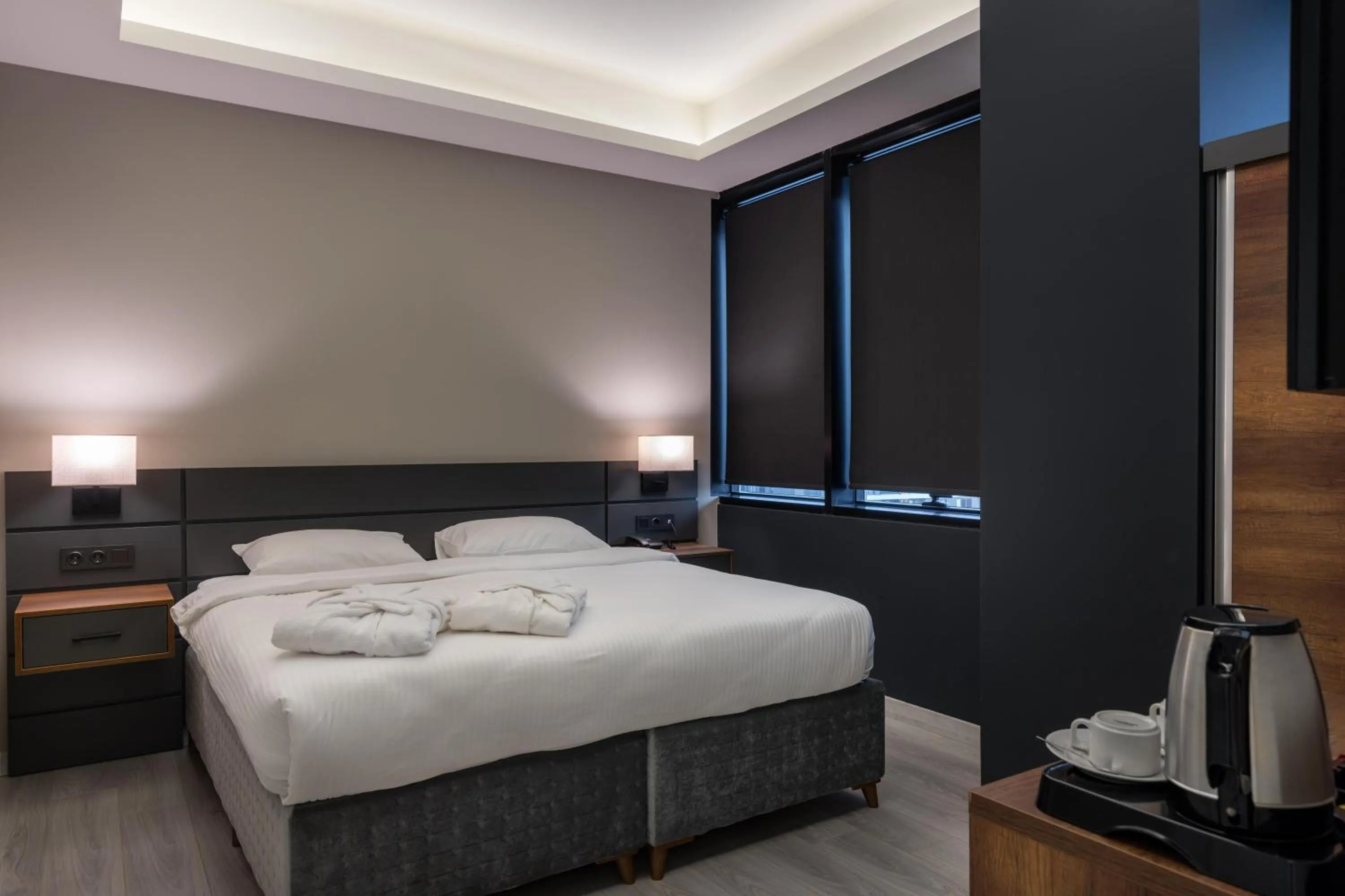 Bed in The Plaza Hotel Edirne