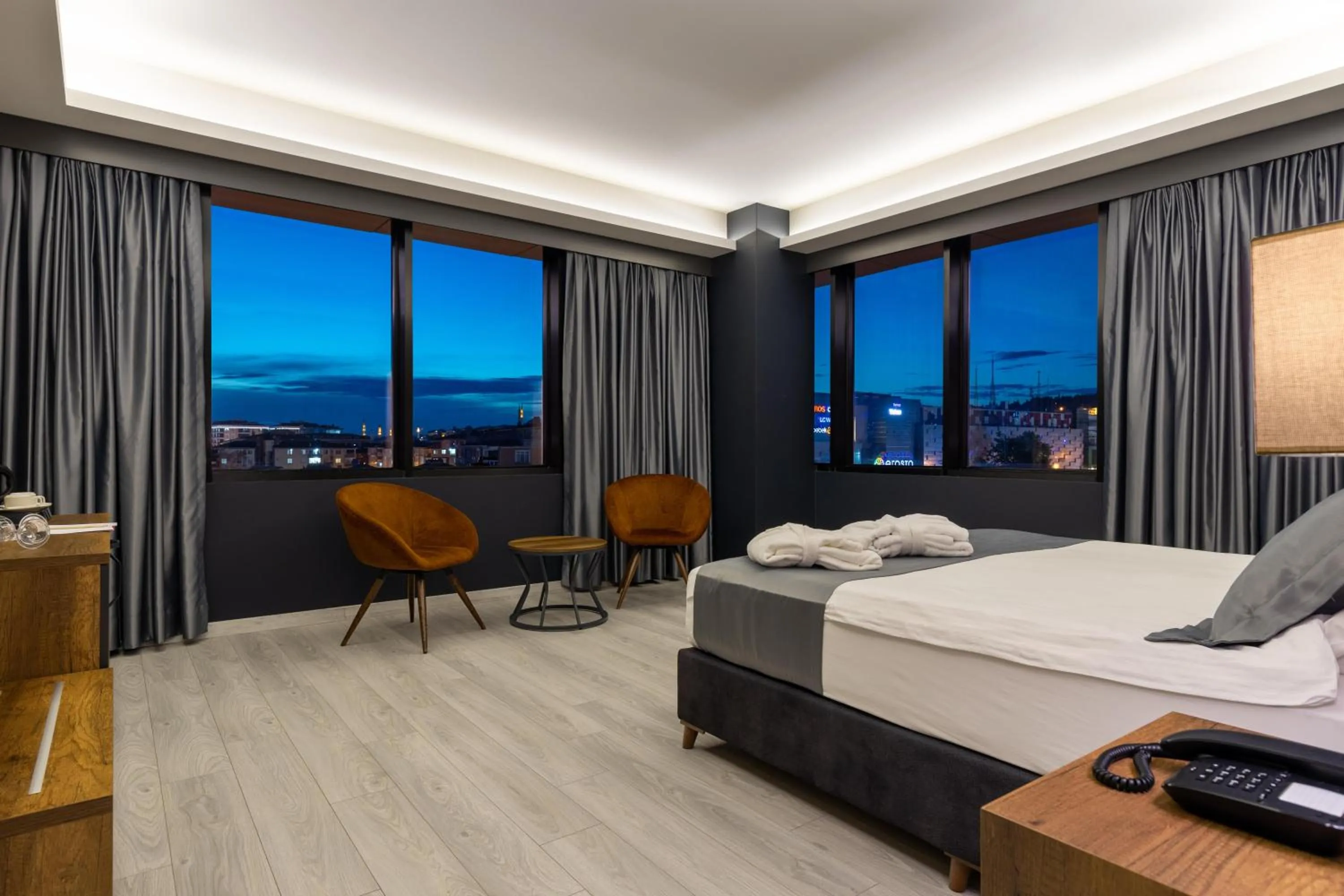 Bed in The Plaza Hotel Edirne